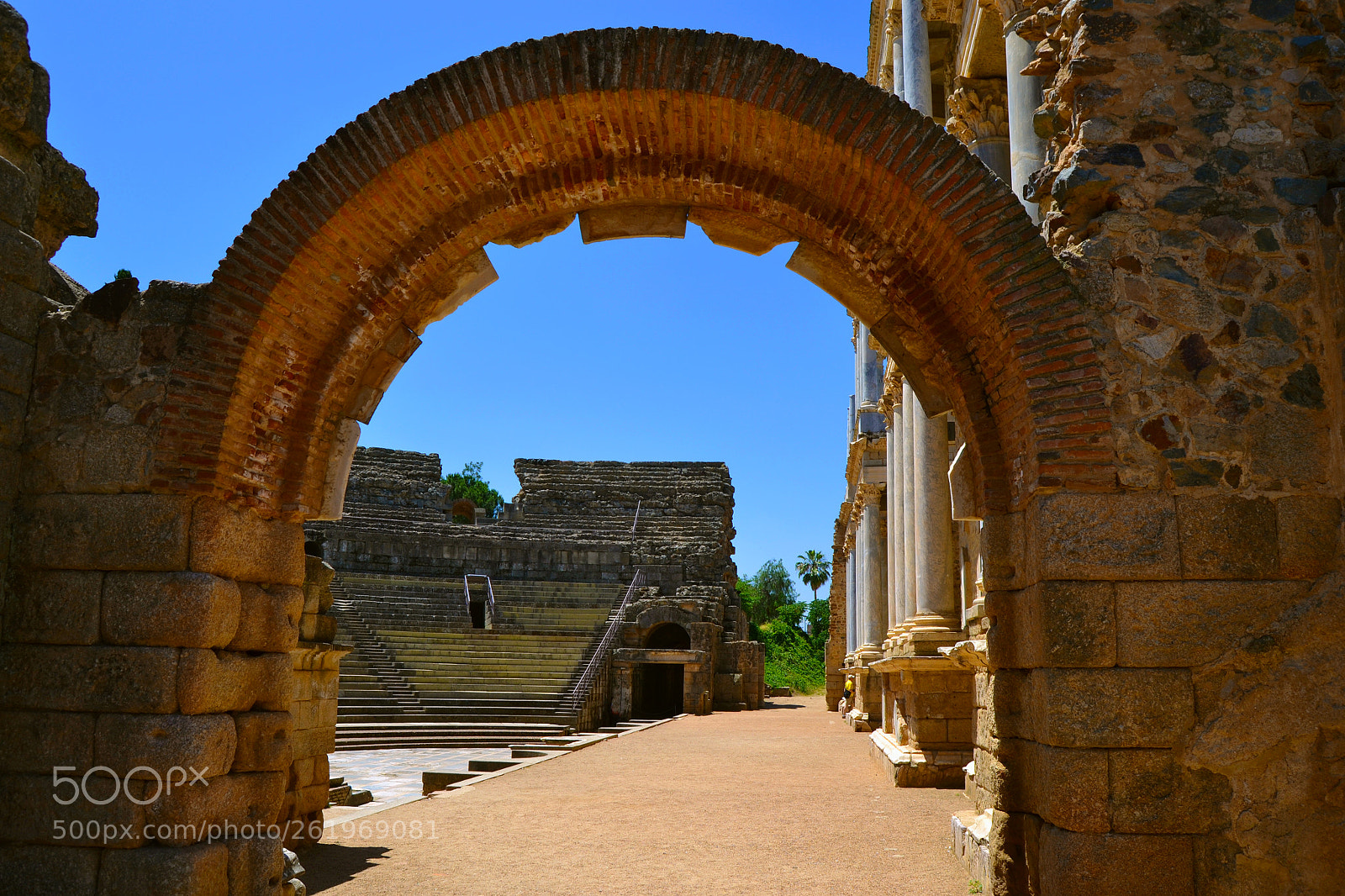 Nikon D3100 sample photo. Teatro romano de m photography