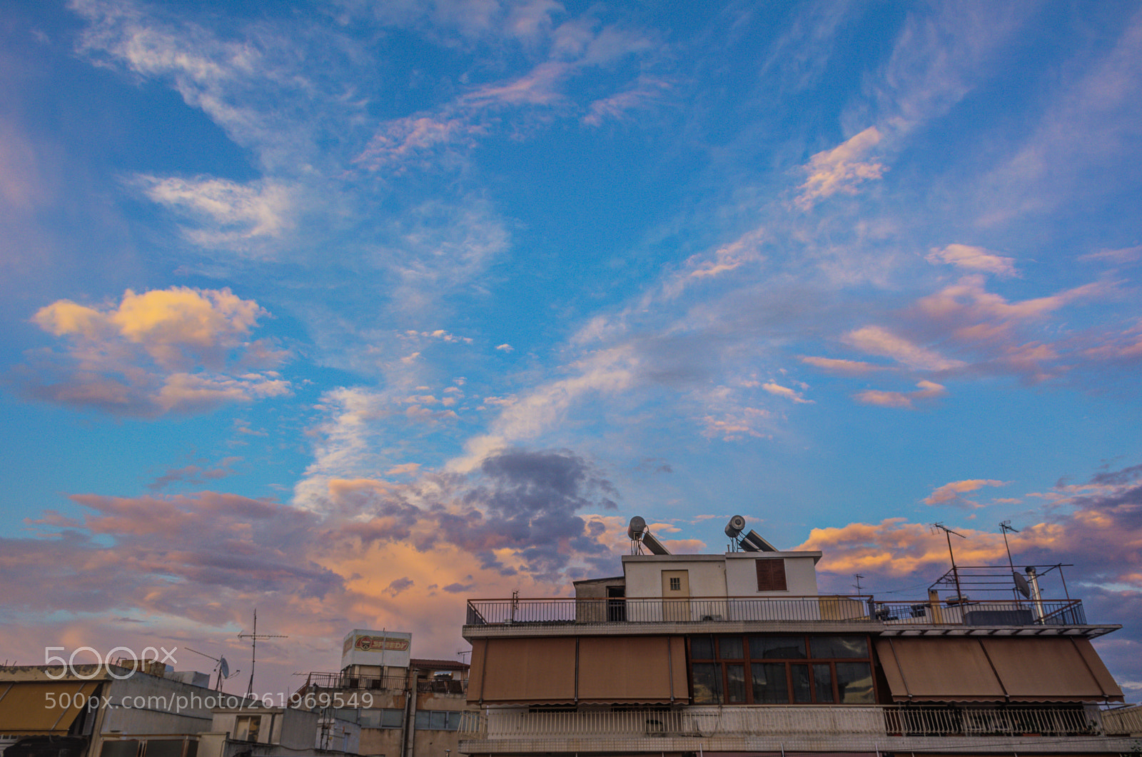 Nikon D5200 sample photo. Sunset clouds photography