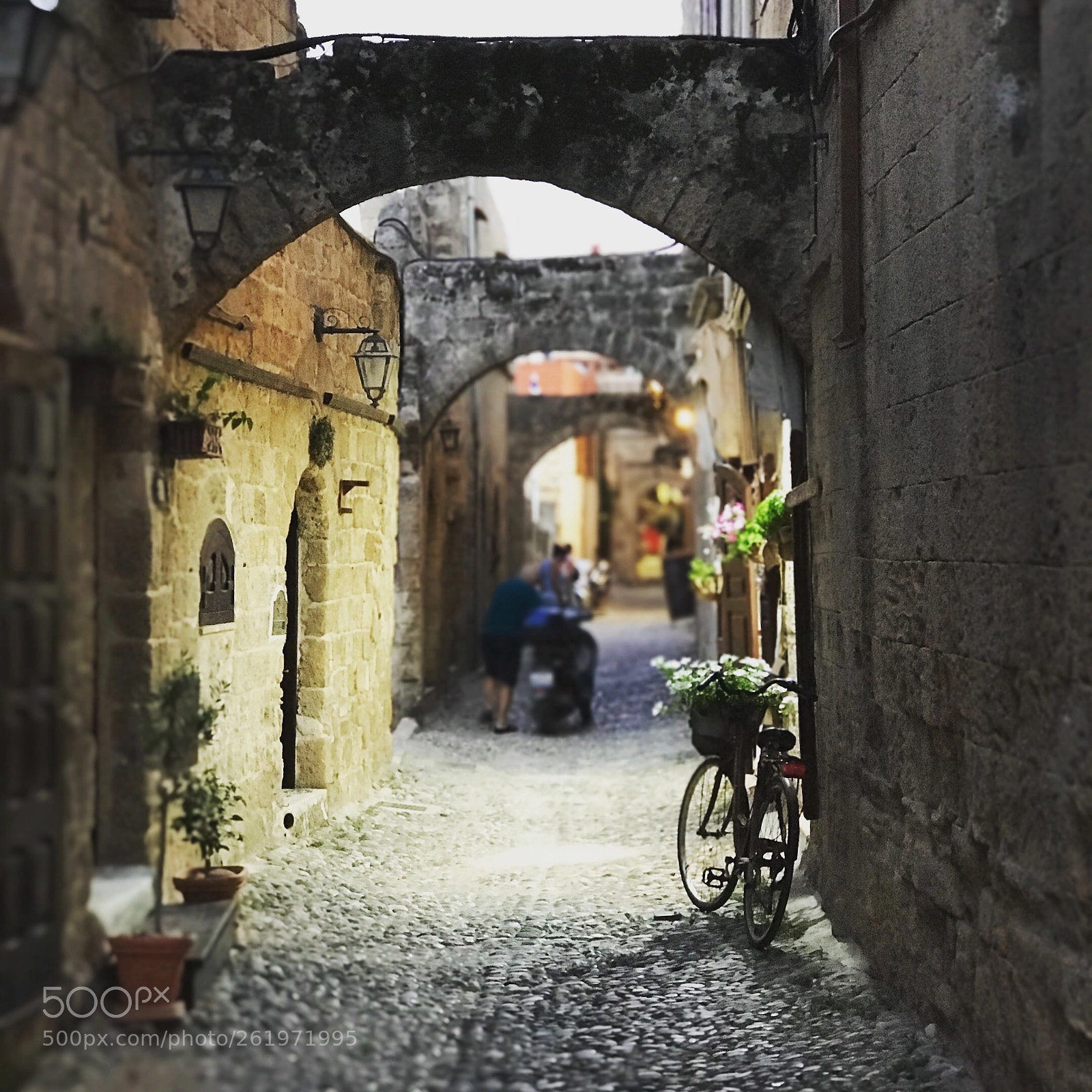 Apple iPhone 7 Plus sample photo. Rodos old town  photography