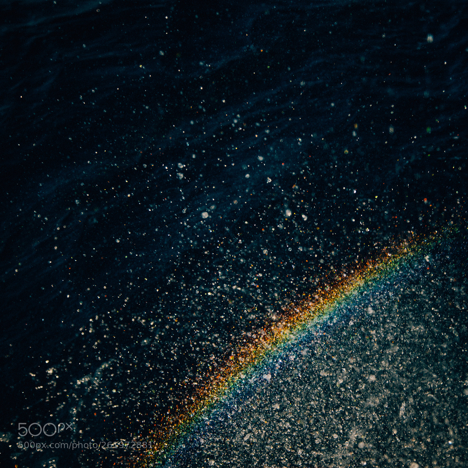 Sony a7R II sample photo. Boat jet rainbow photography
