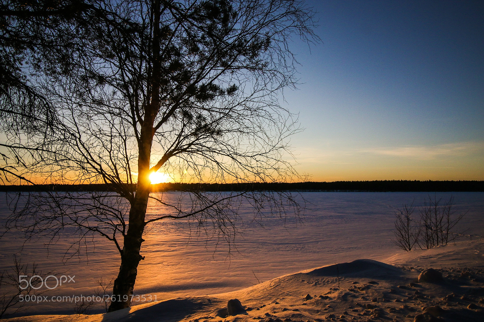 Canon EOS 70D sample photo. Snowy lake photography