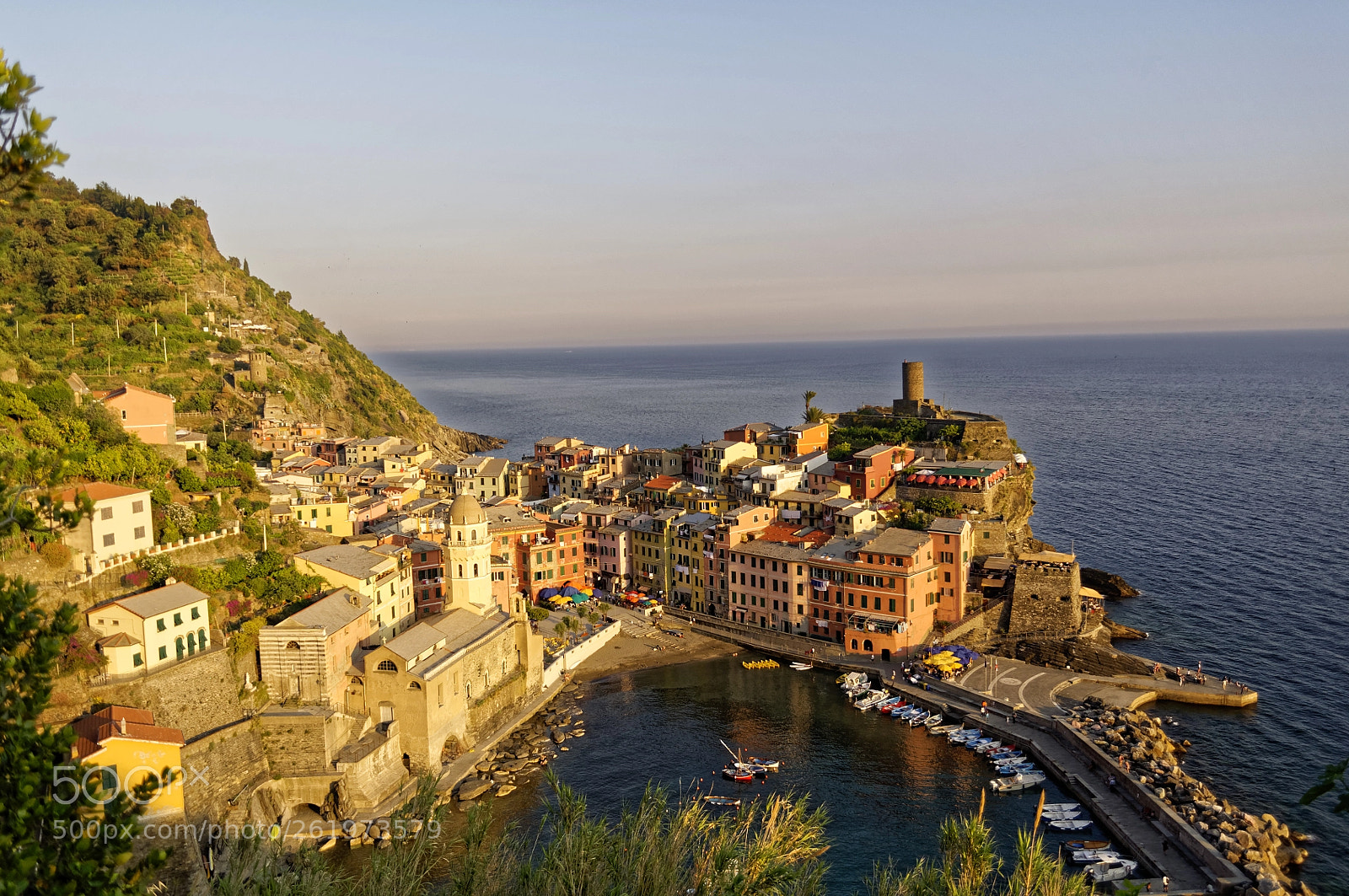 Nikon D5000 sample photo. Vernazza bay photography