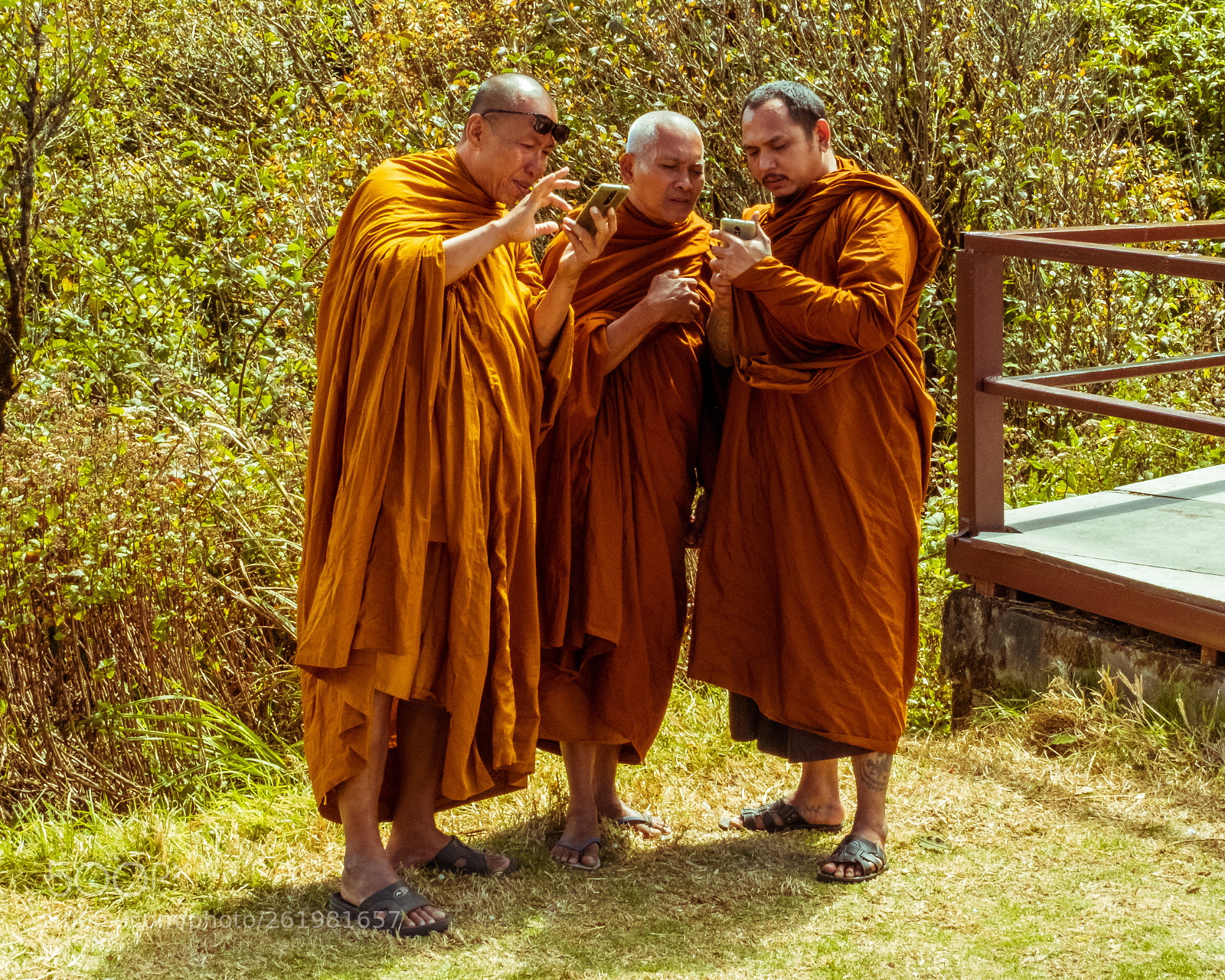 Fujifilm X-T20 sample photo. The three monks photography