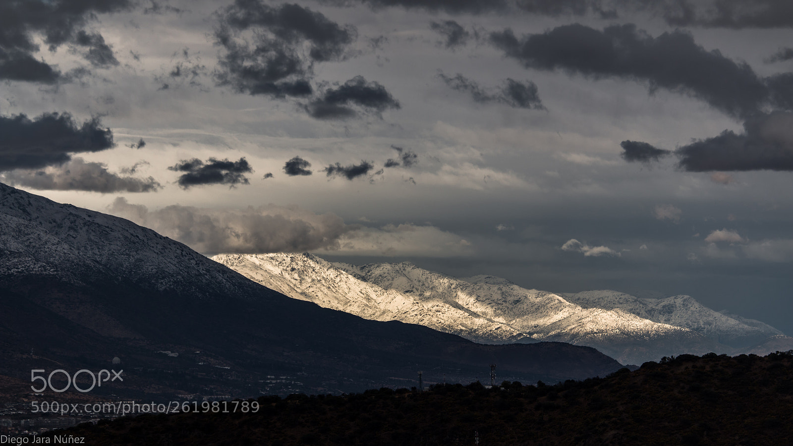 Canon EOS 70D sample photo. Cordillera de santiago mountains photography