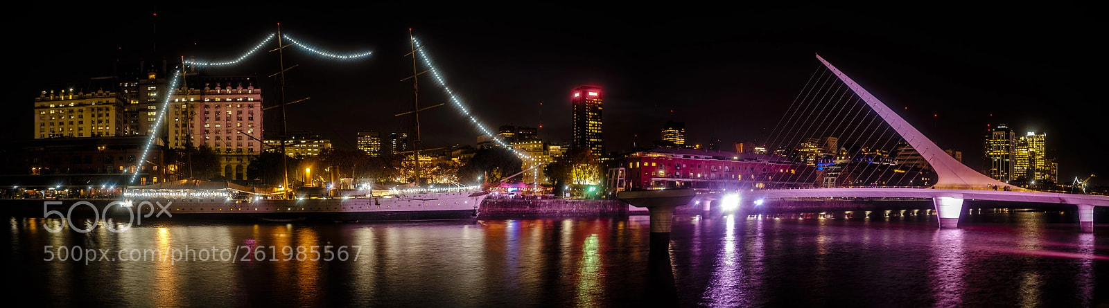 Fujifilm X-T1 sample photo. Fragata sarmiento y puente photography