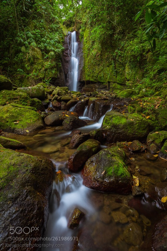 Canon EOS 7D sample photo. Tropical waterfall  photography