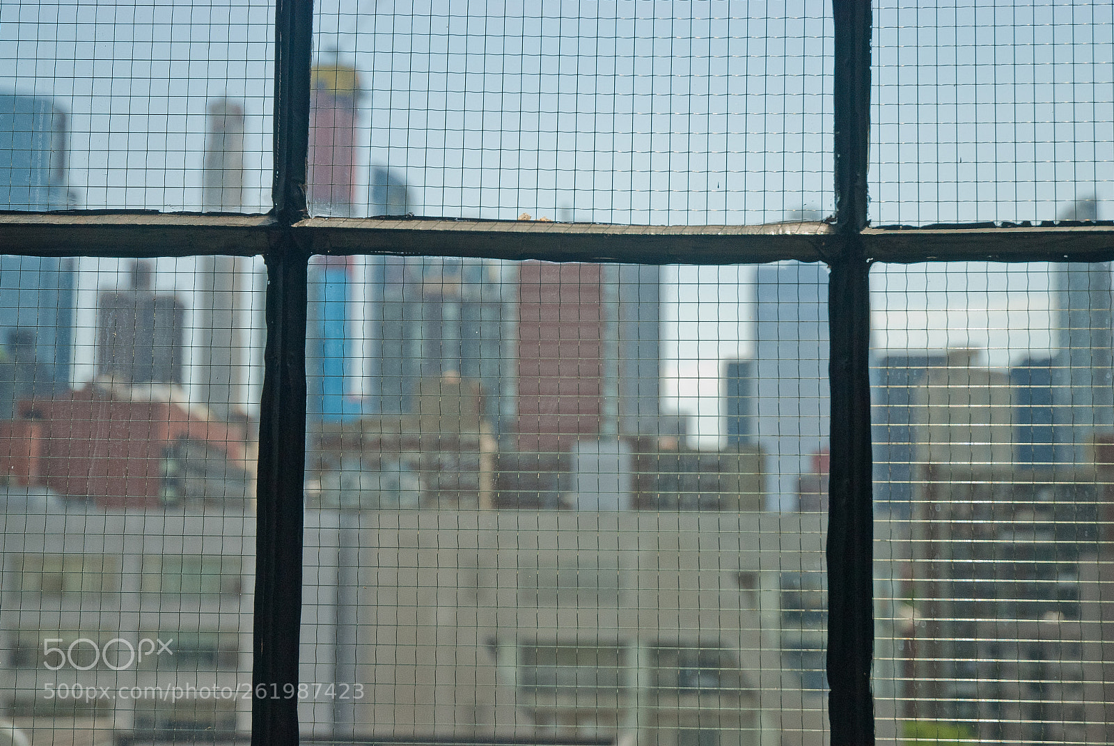 Nikon D200 sample photo. Nyc through window photography