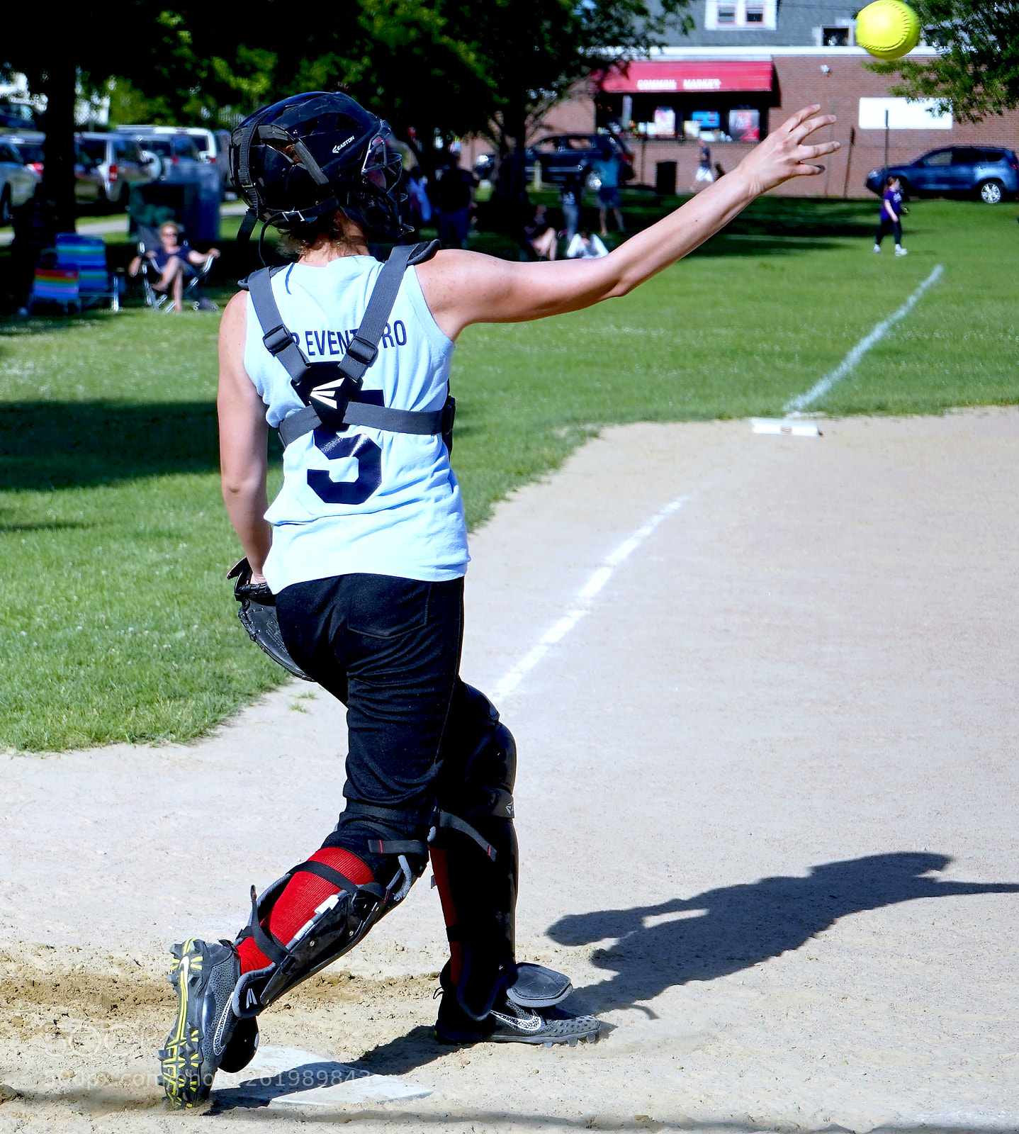 Sony a7 III sample photo. Throwing to the pitcher photography