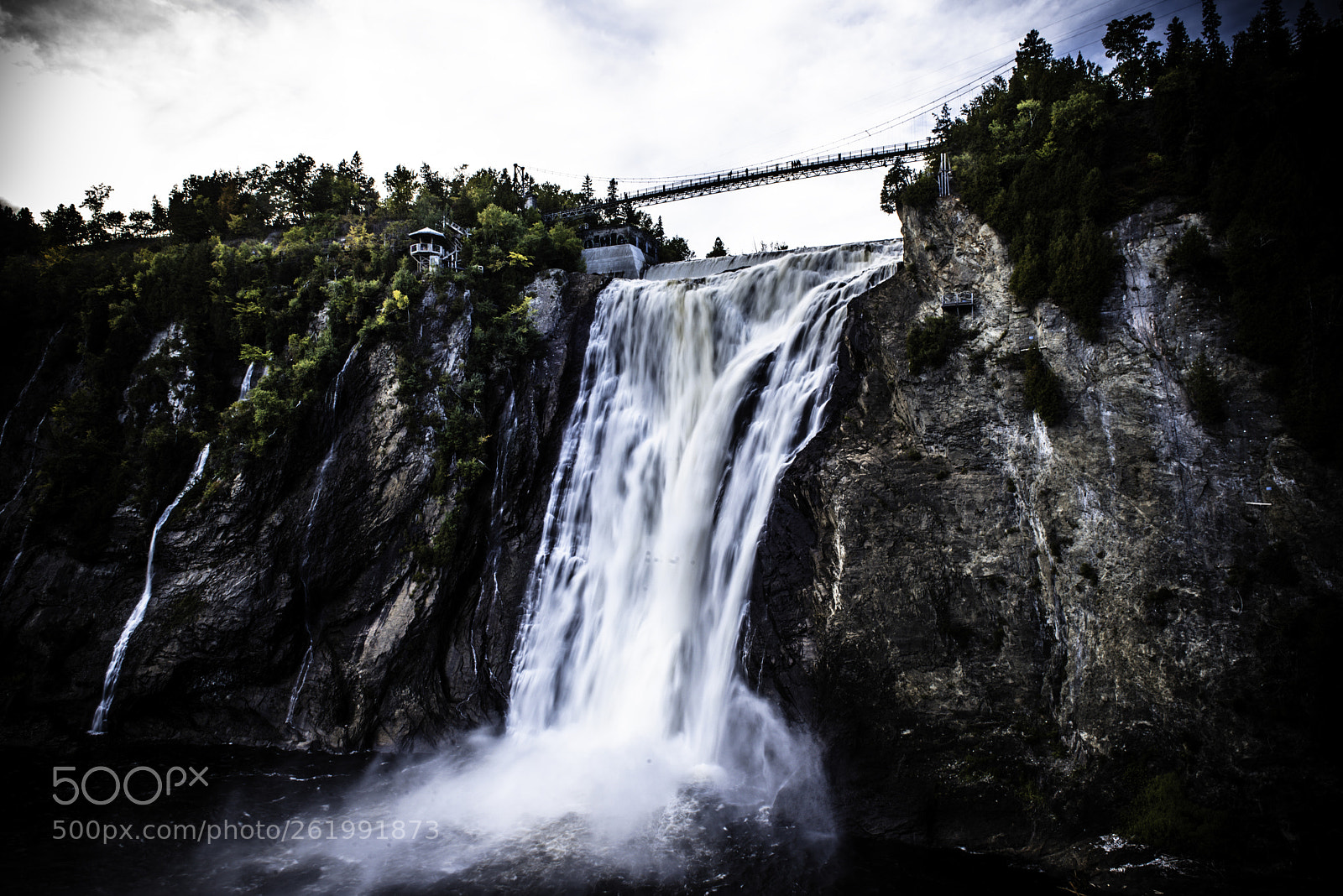 Nikon D810 sample photo. Montmorency falls, qu bec photography