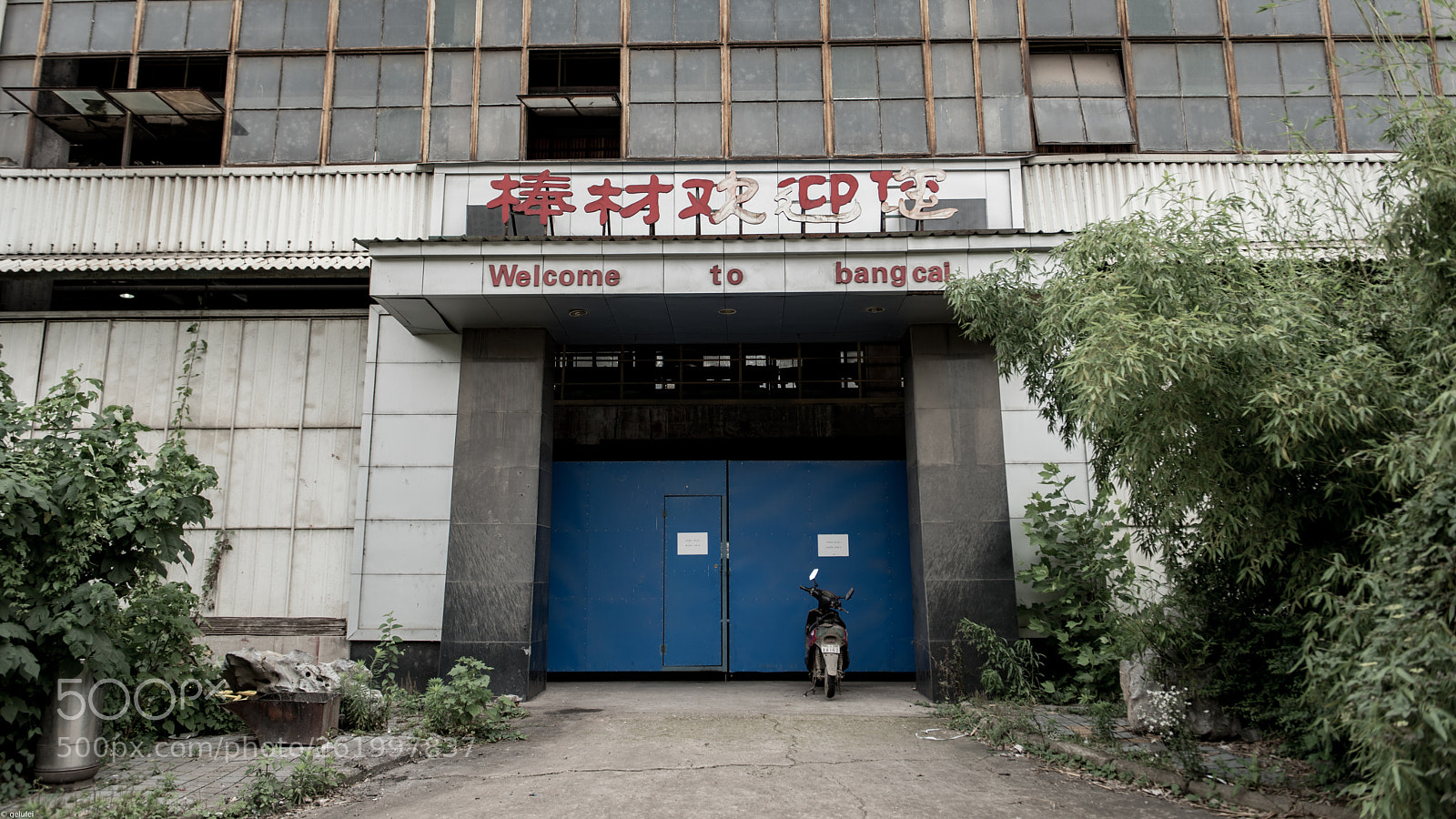 Nikon D750 sample photo. Abandoned steel factory photography