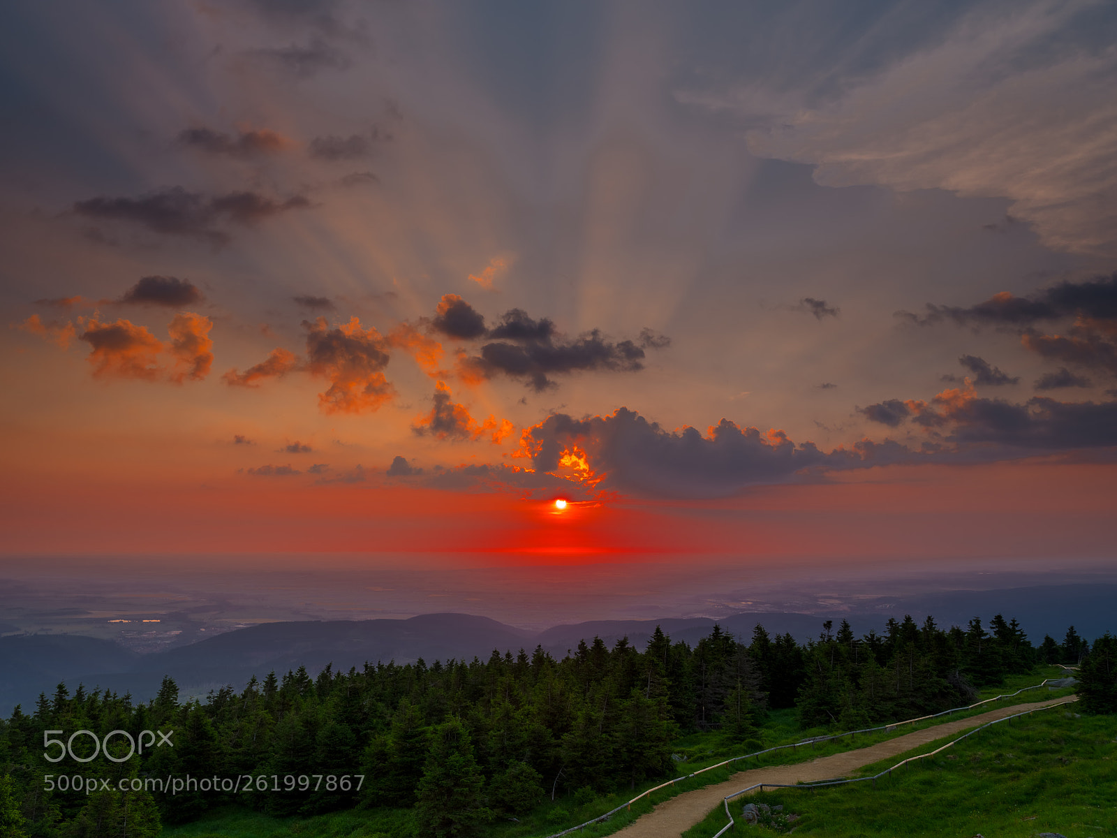 Fujifilm GFX 50S sample photo. Sunrise in the harz photography