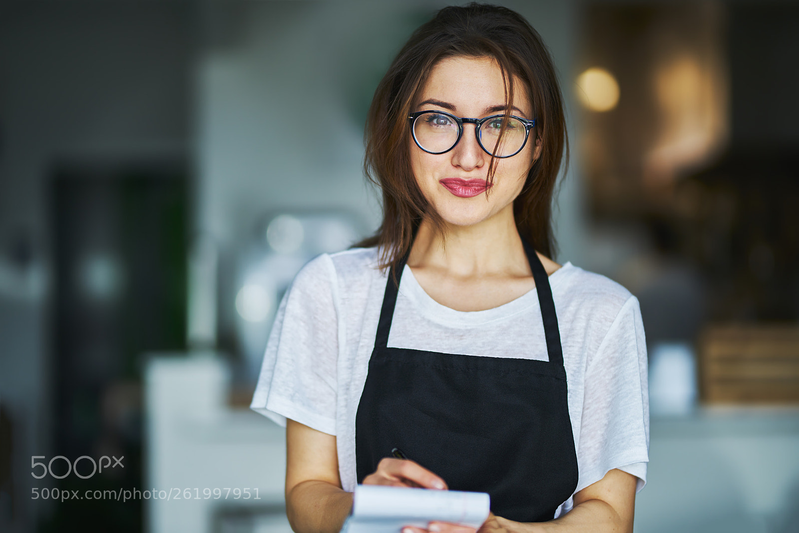 Sony a7R II sample photo. Young waitress ready to photography