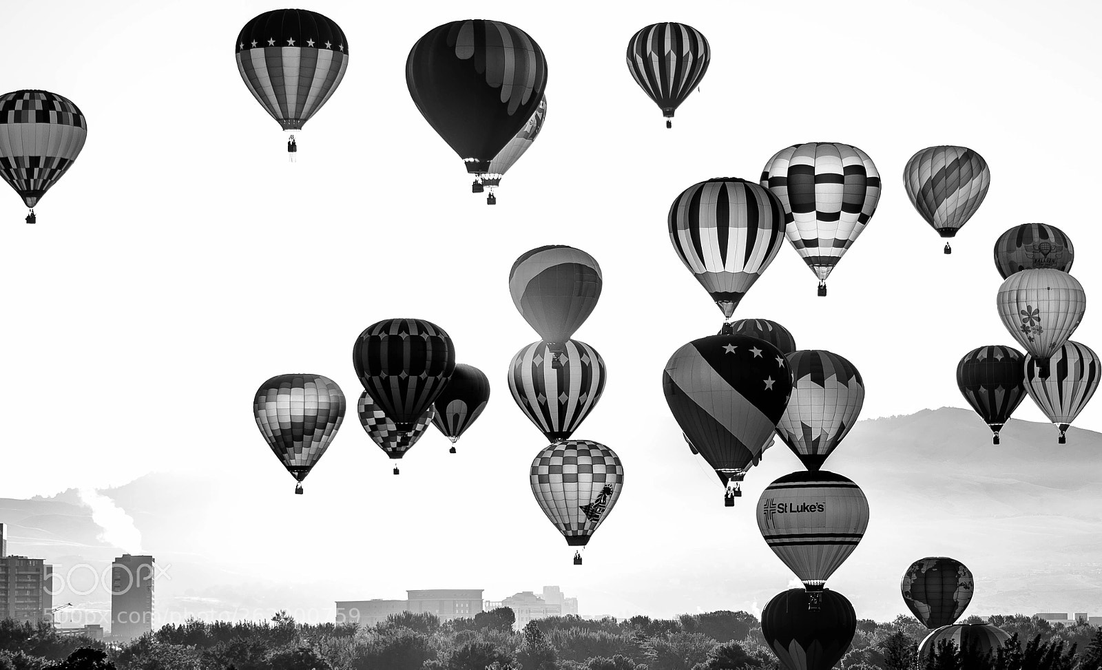 Pentax K-3 sample photo. Boise balloon classic photography
