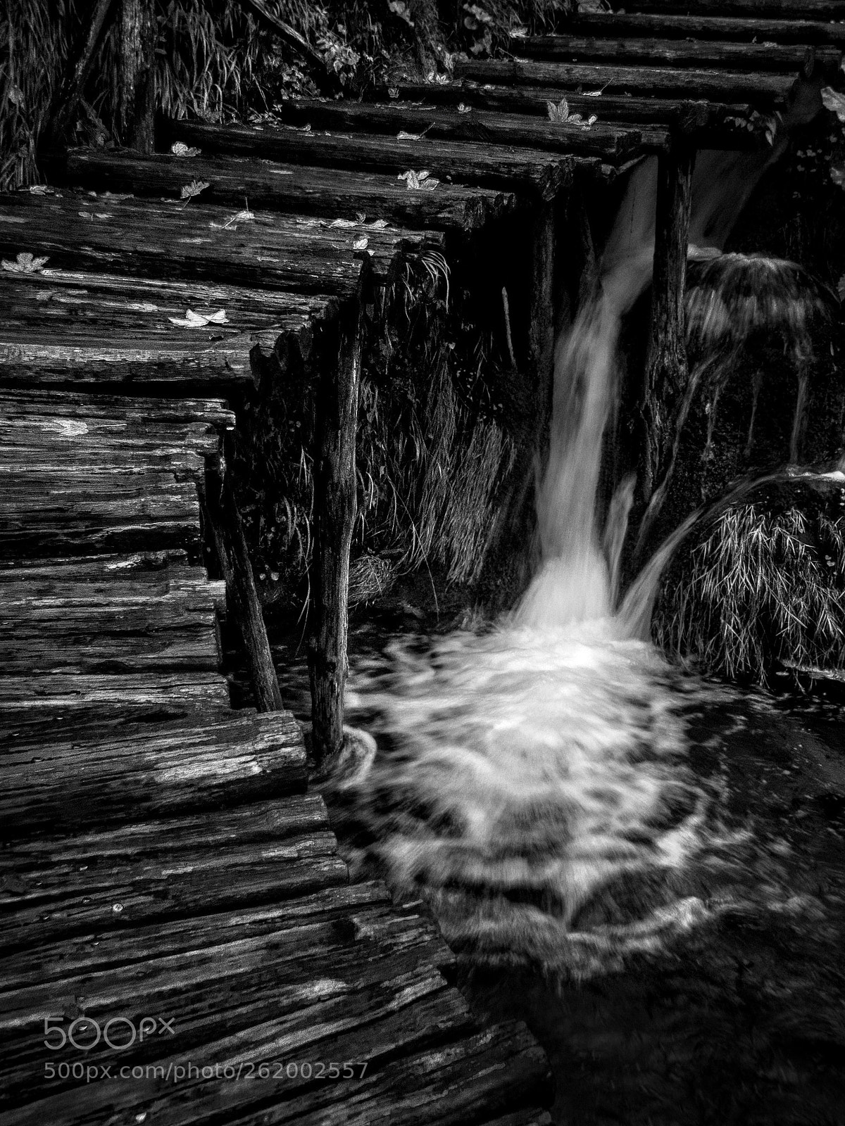 Olympus STYLUS1,1s sample photo. Agua y madera photography