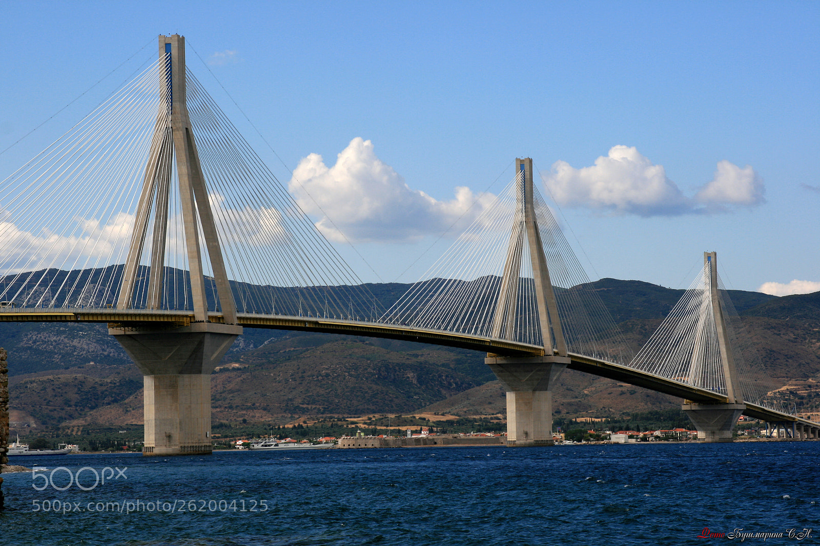 Canon EOS 400D (EOS Digital Rebel XTi / EOS Kiss Digital X) sample photo. Греция. Мост Рио-Антиррио photography