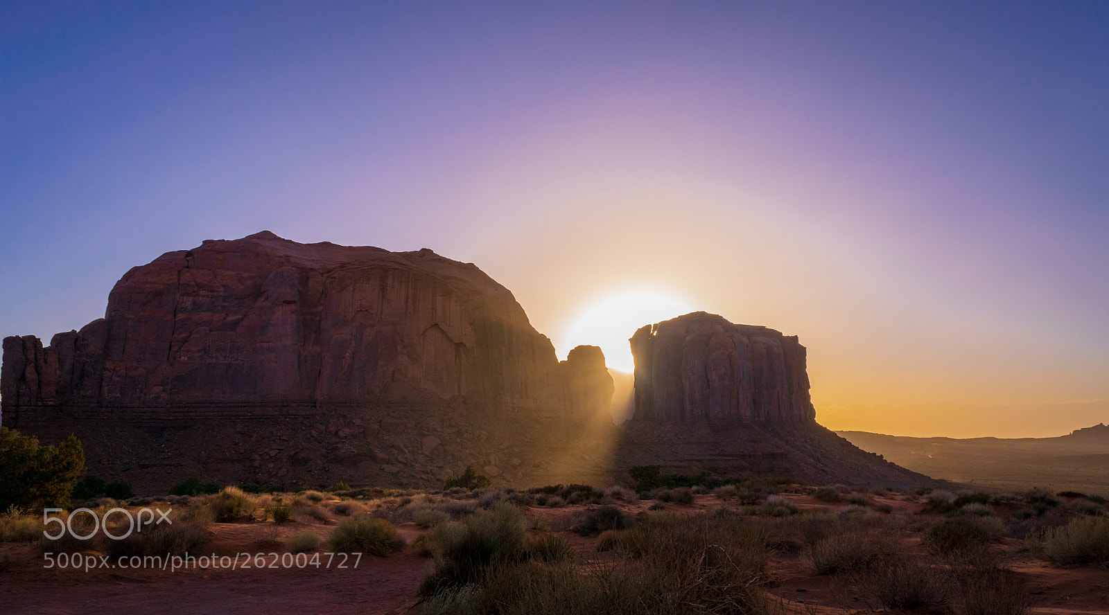 Nikon D5300 sample photo. Sunset at monument valley photography