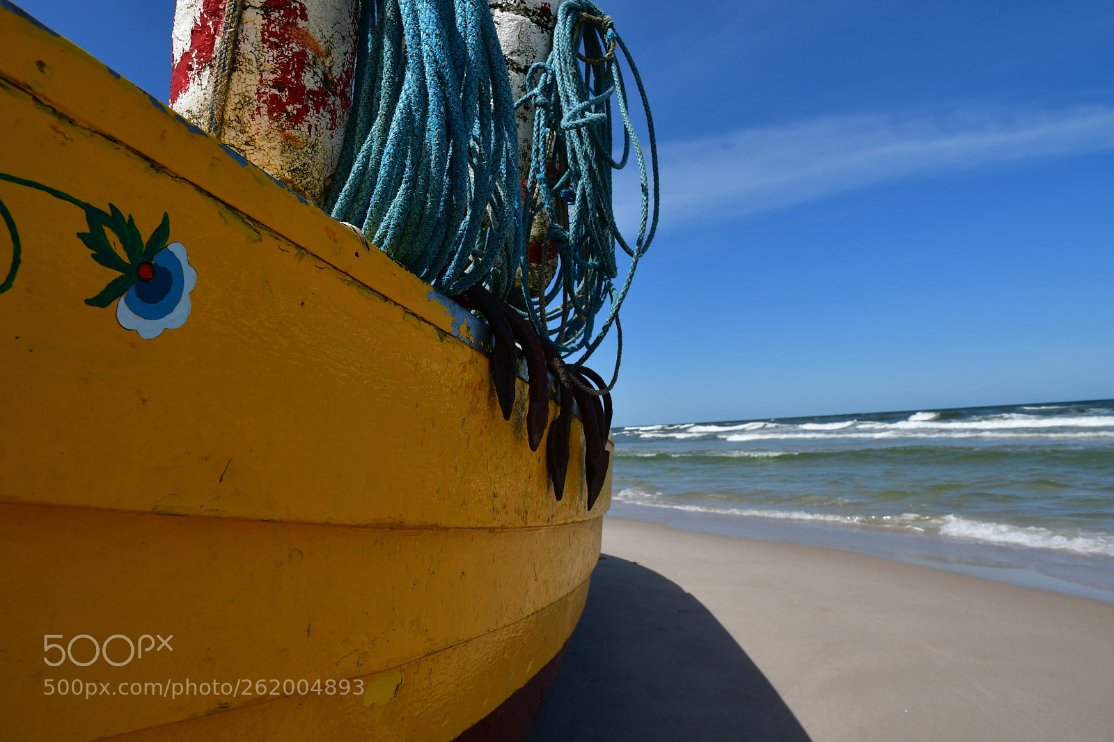 Nikon D500 sample photo. A kashubian fishing boat photography