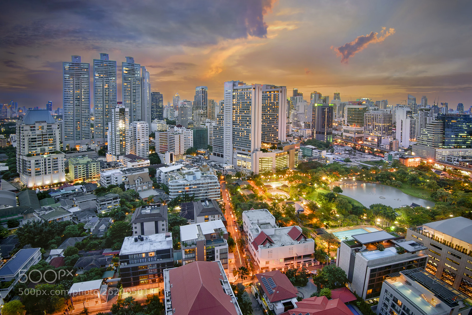 Nikon D750 sample photo. Bangkok city downtown in photography