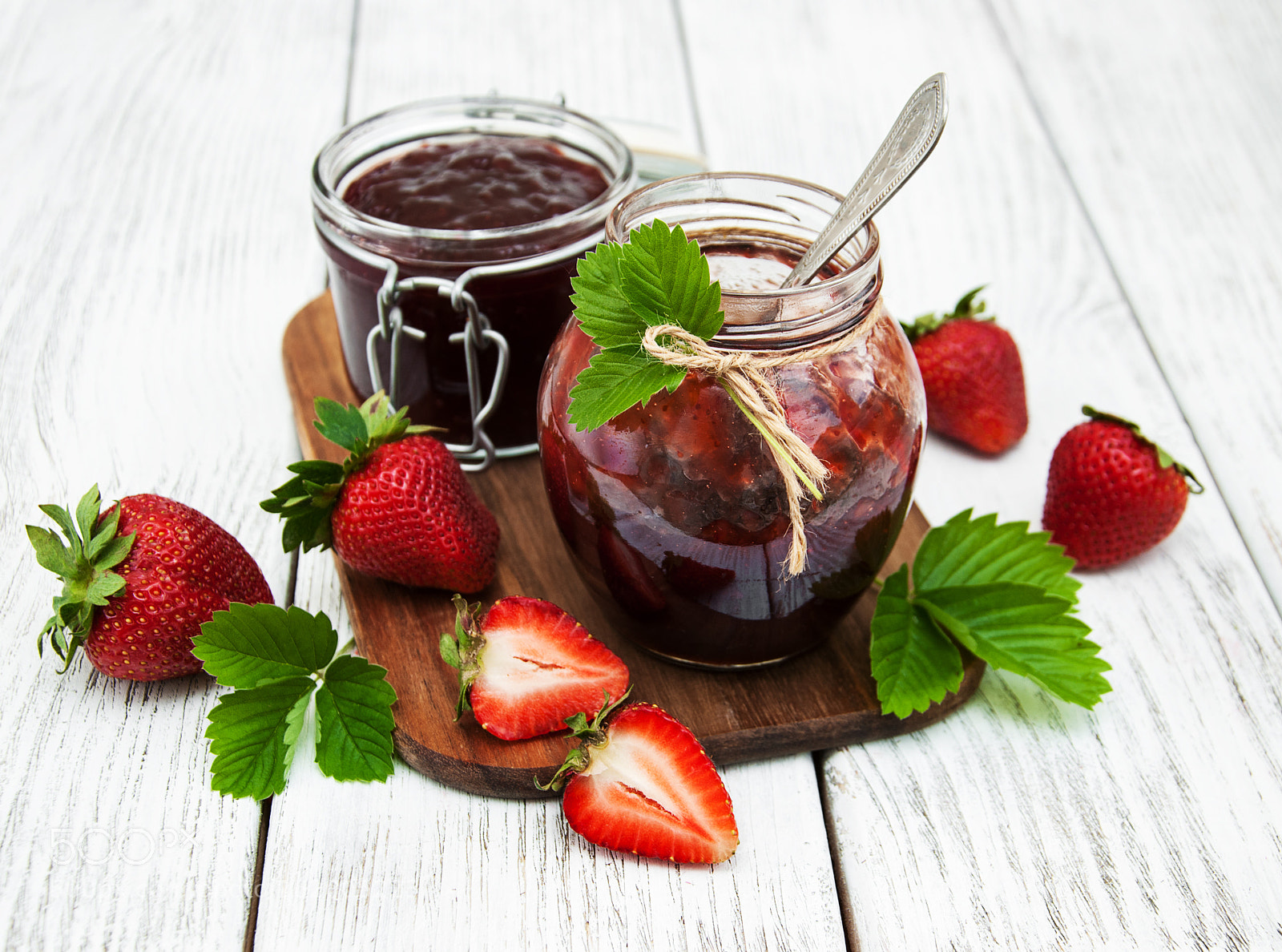 Nikon D90 sample photo. Strawberry jam and fresh photography