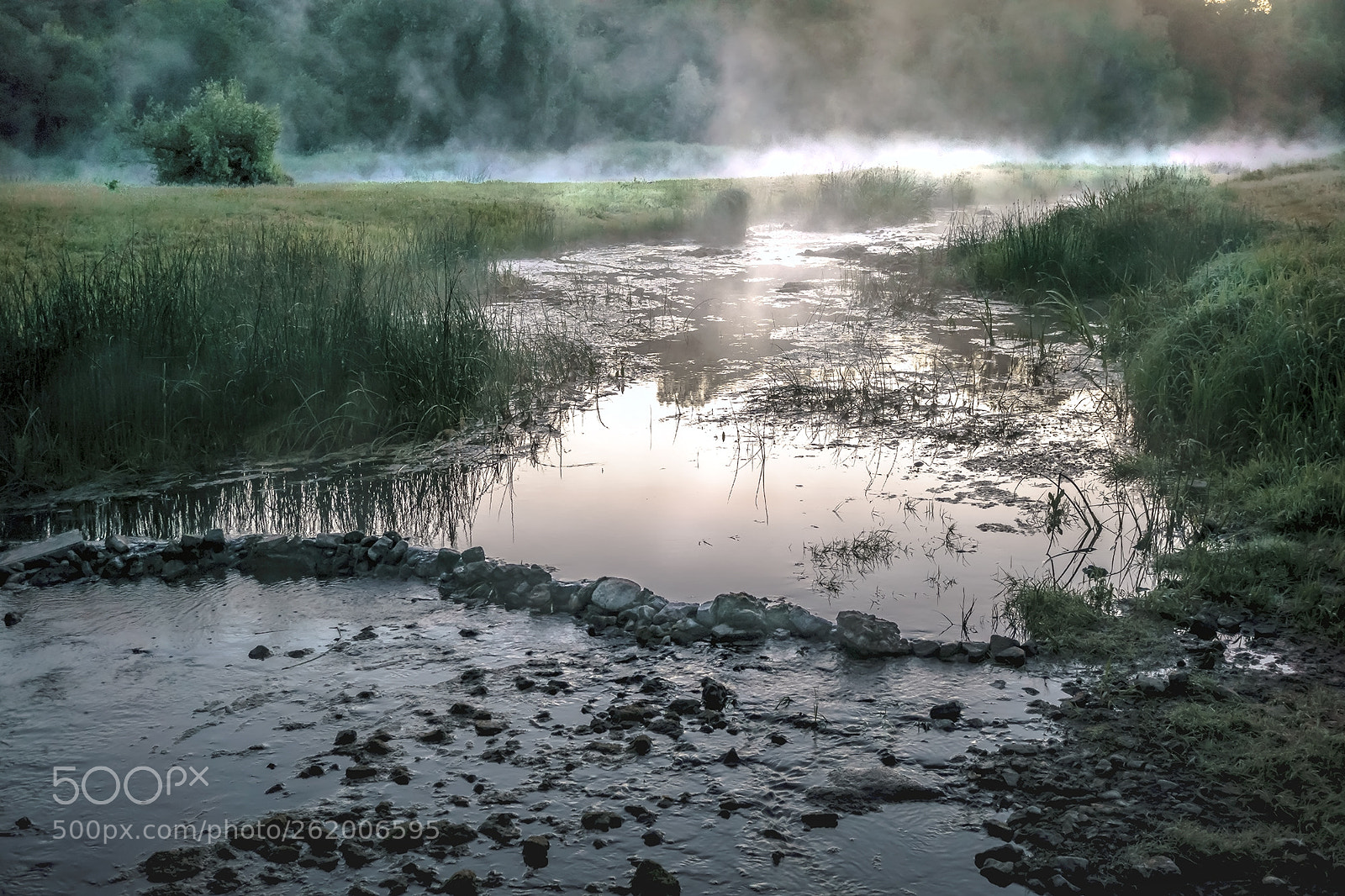Sony a6000 sample photo. River in the fog photography