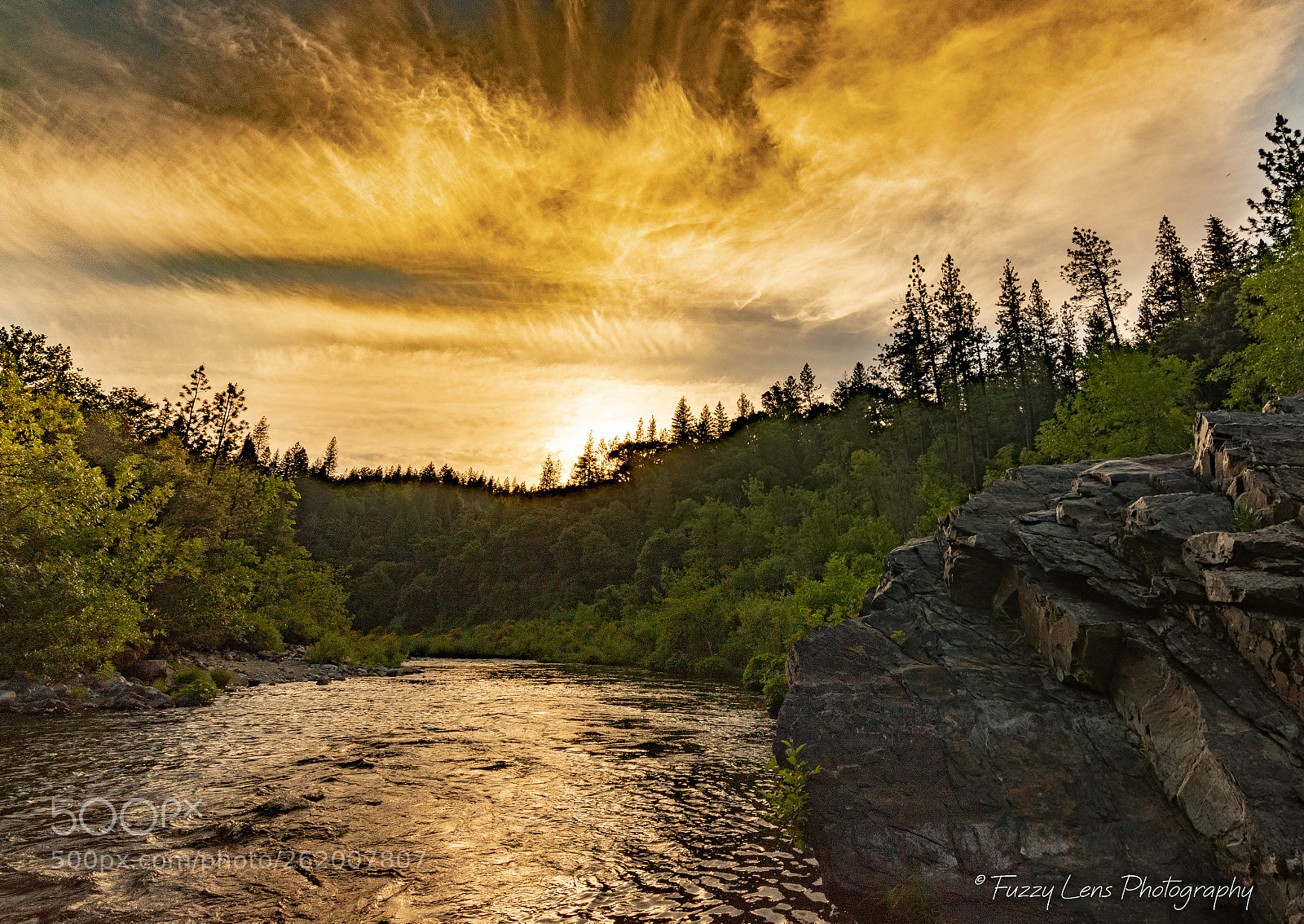 Nikon D7200 sample photo. Sac river sunset flp photography