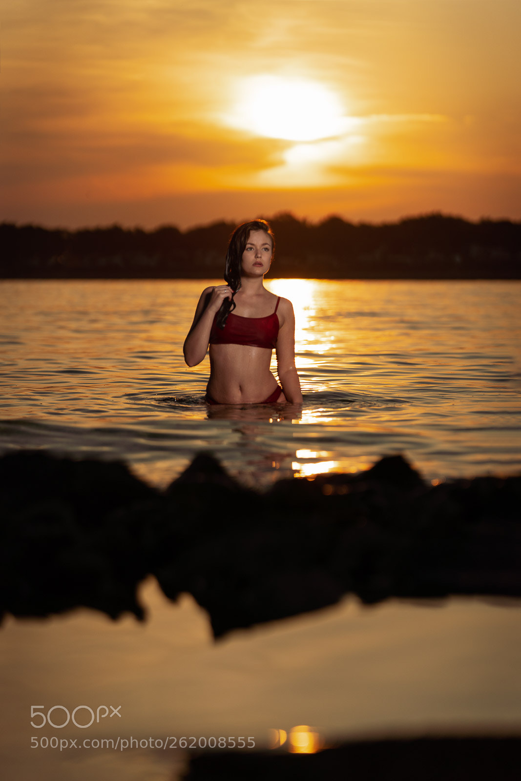Sony a7R III sample photo. Porec sunset photography