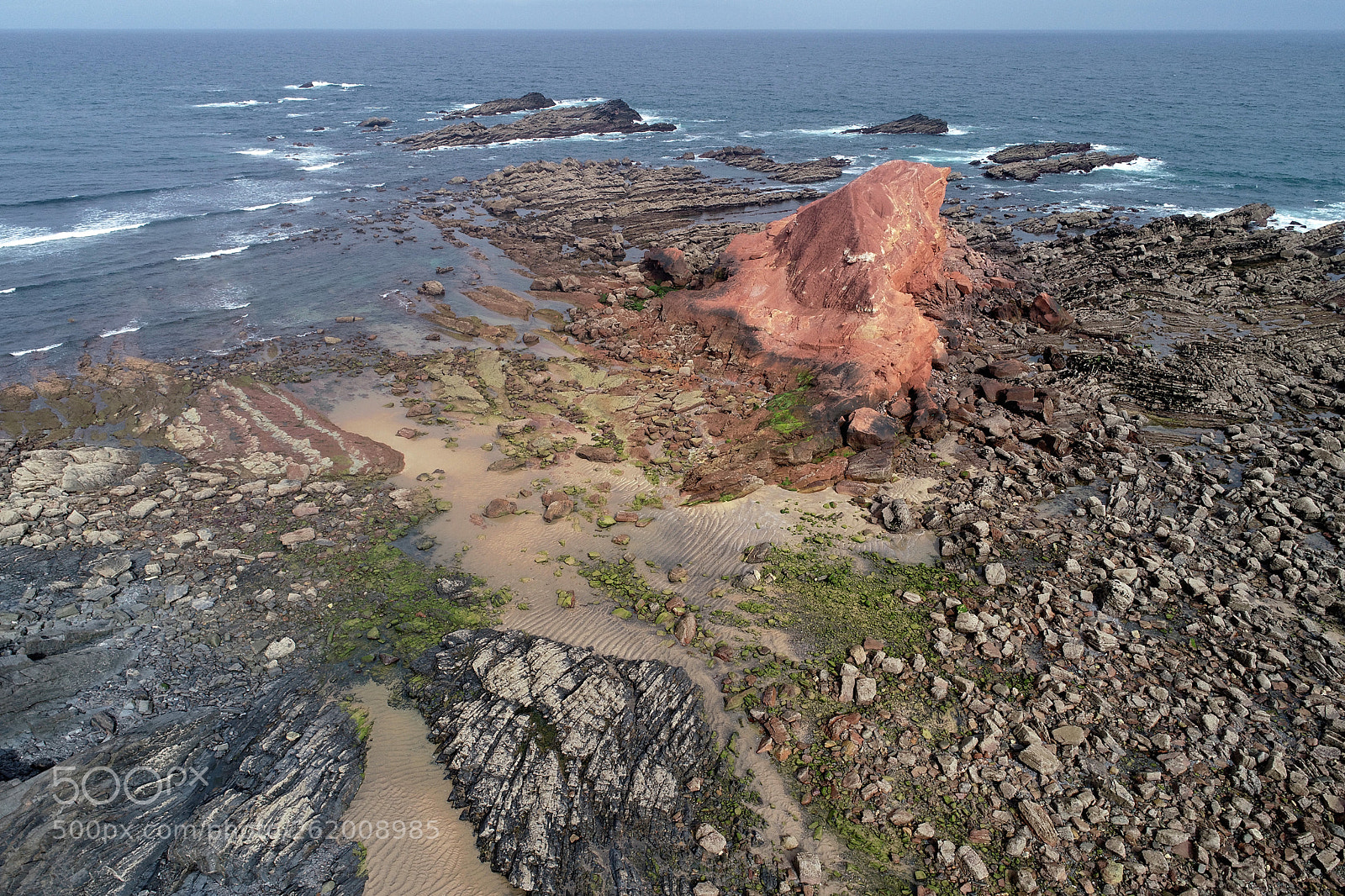 DJI FC6310 sample photo. Portugal, ponta ruiva beach photography