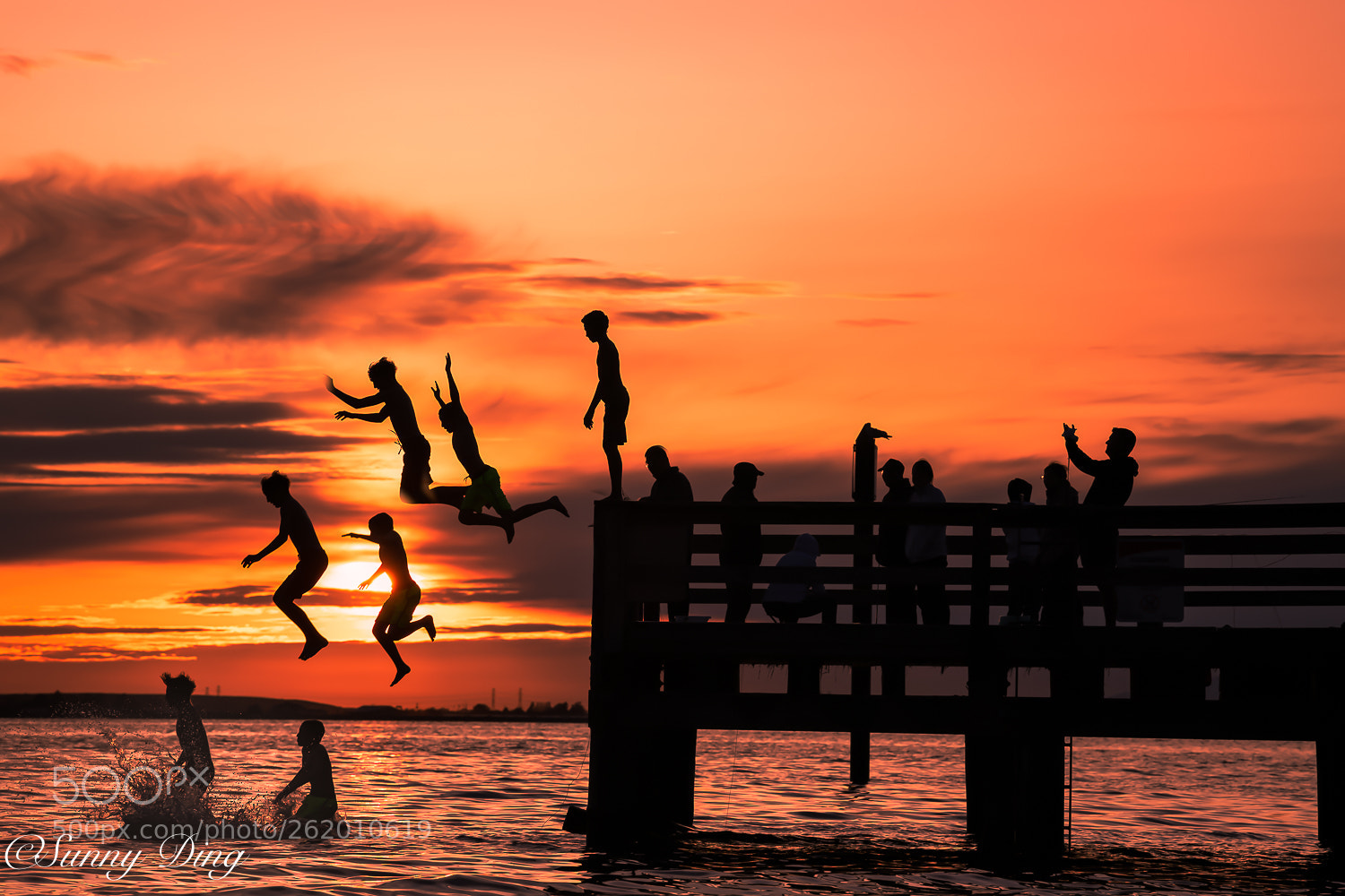 Nikon D850 sample photo. Diving at gloaming photography