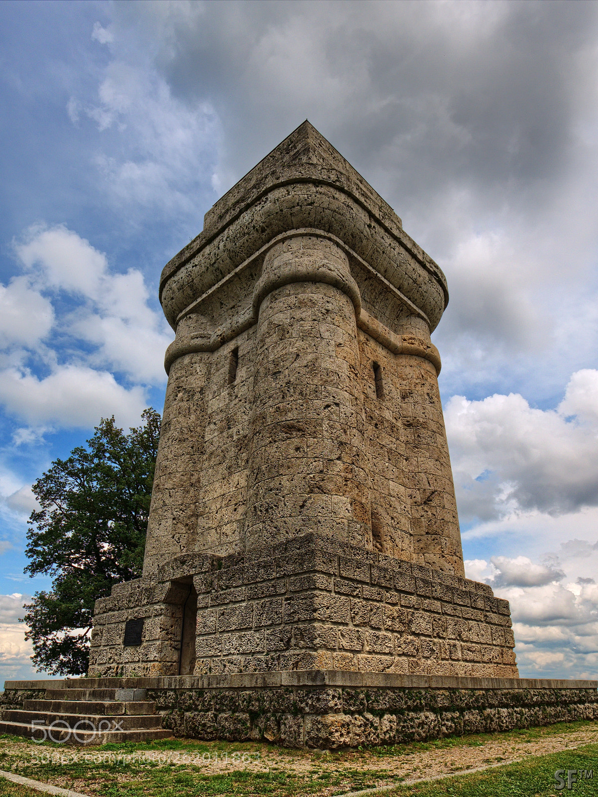 Panasonic DMC-G81 sample photo. Bismarckturm augsburg photography