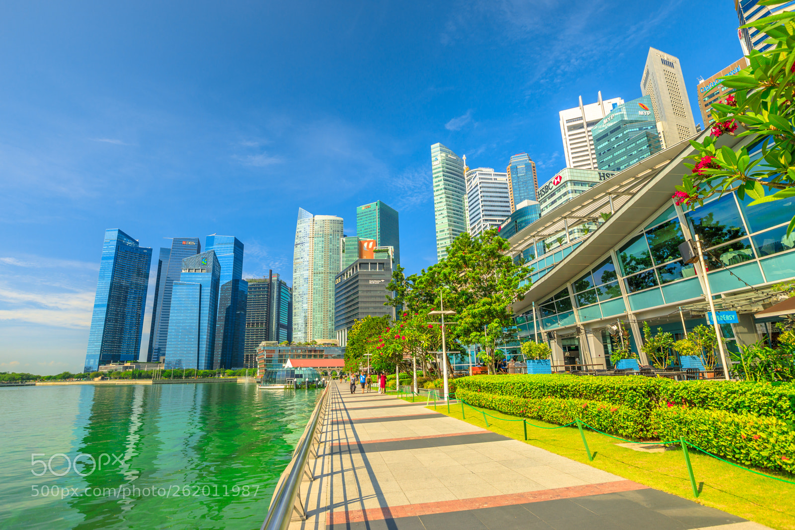 Canon EOS 5D Mark IV sample photo. Marina bay promenade photography