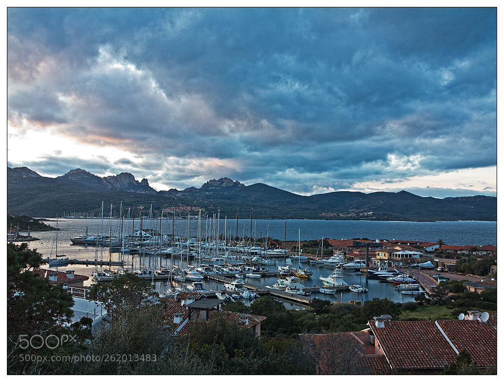 Canon PowerShot G1 X sample photo. Evening at porto rotondo photography