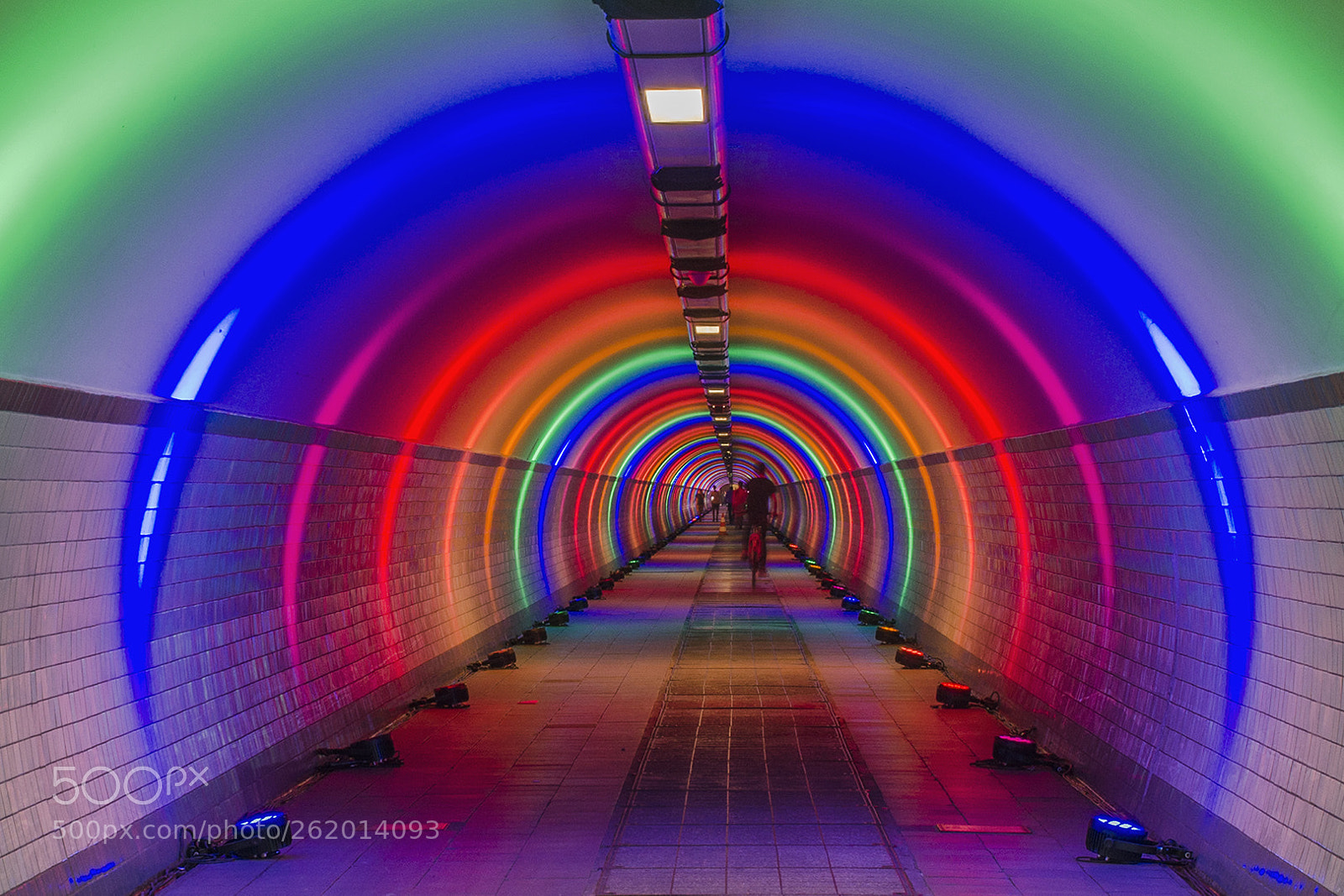 Nikon D7000 sample photo. Rainbow tunnel photography