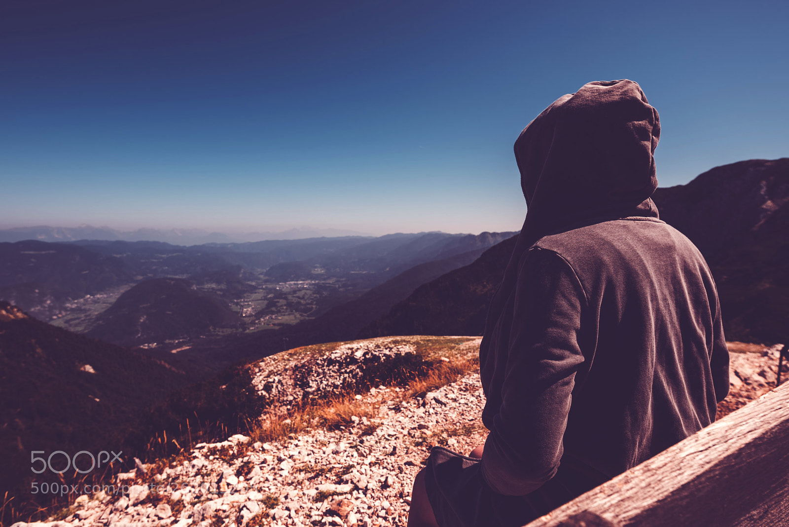 Nikon D810 sample photo. Mountain hiker at high photography