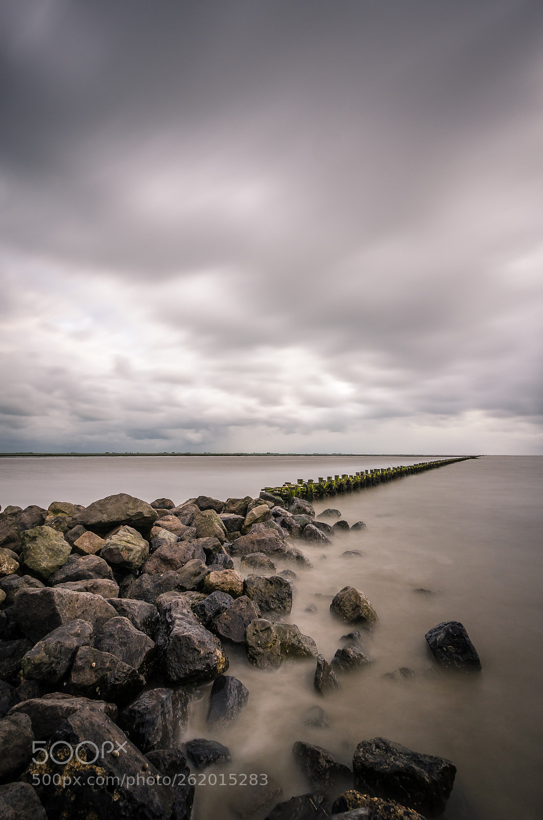 Nikon D7000 sample photo. Cloudscape waddensea photography