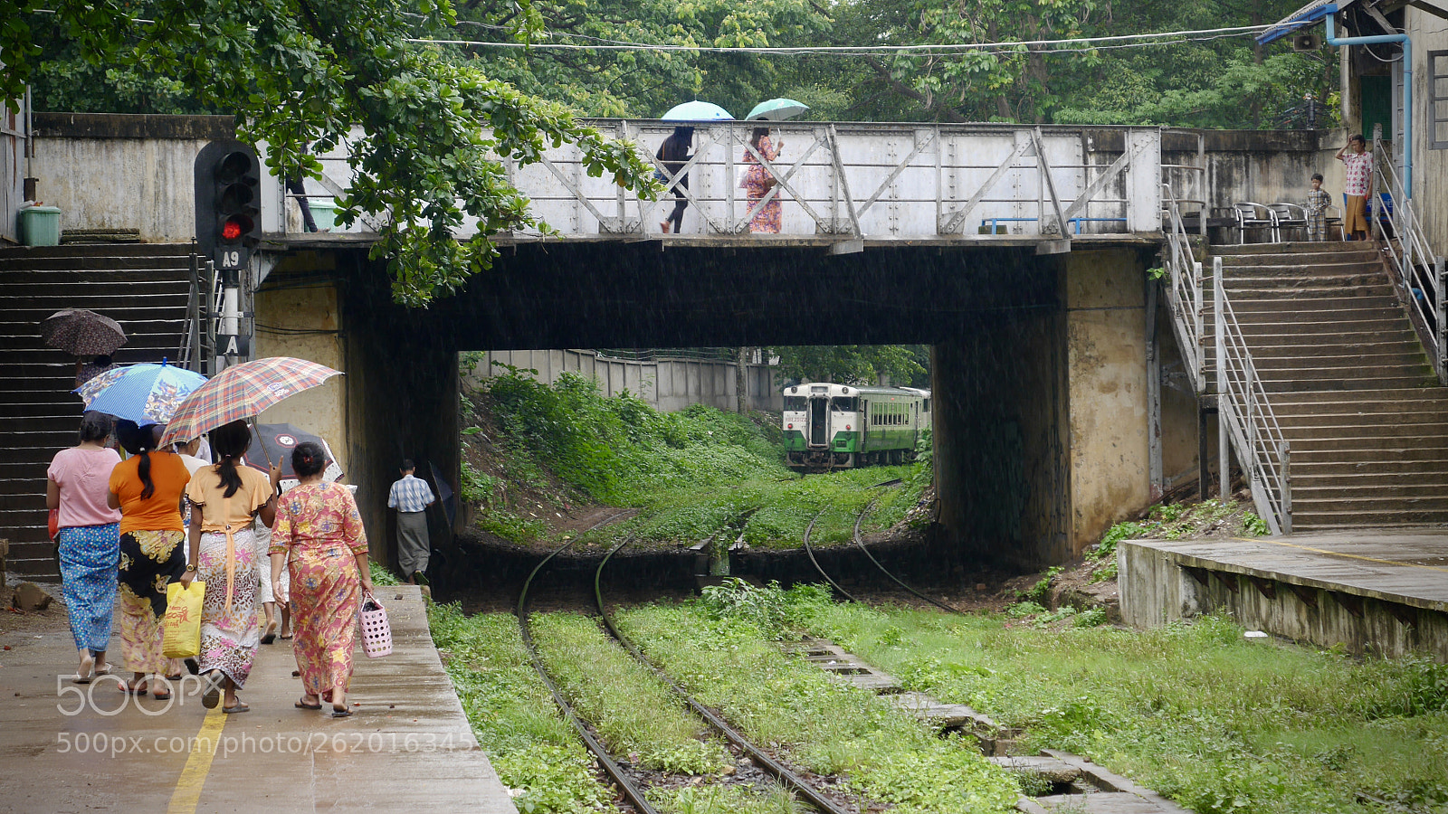 Panasonic Lumix DMC-GF6 sample photo. Shan lan station, yangon photography