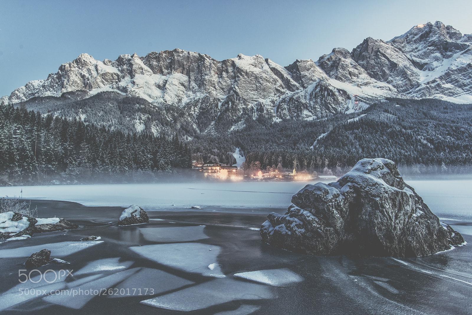 Nikon D600 sample photo. Frozen eibsee photography