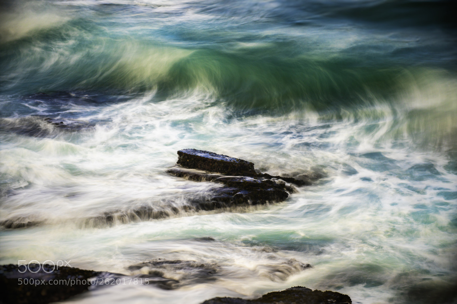Sony a6500 sample photo. Painted waves photography