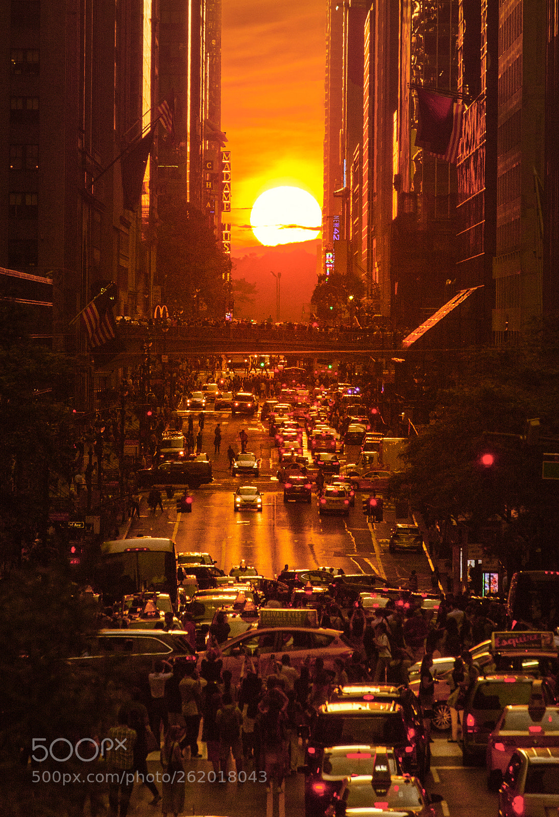 Nikon D600 sample photo. Manhattanhenge at 42nd st photography