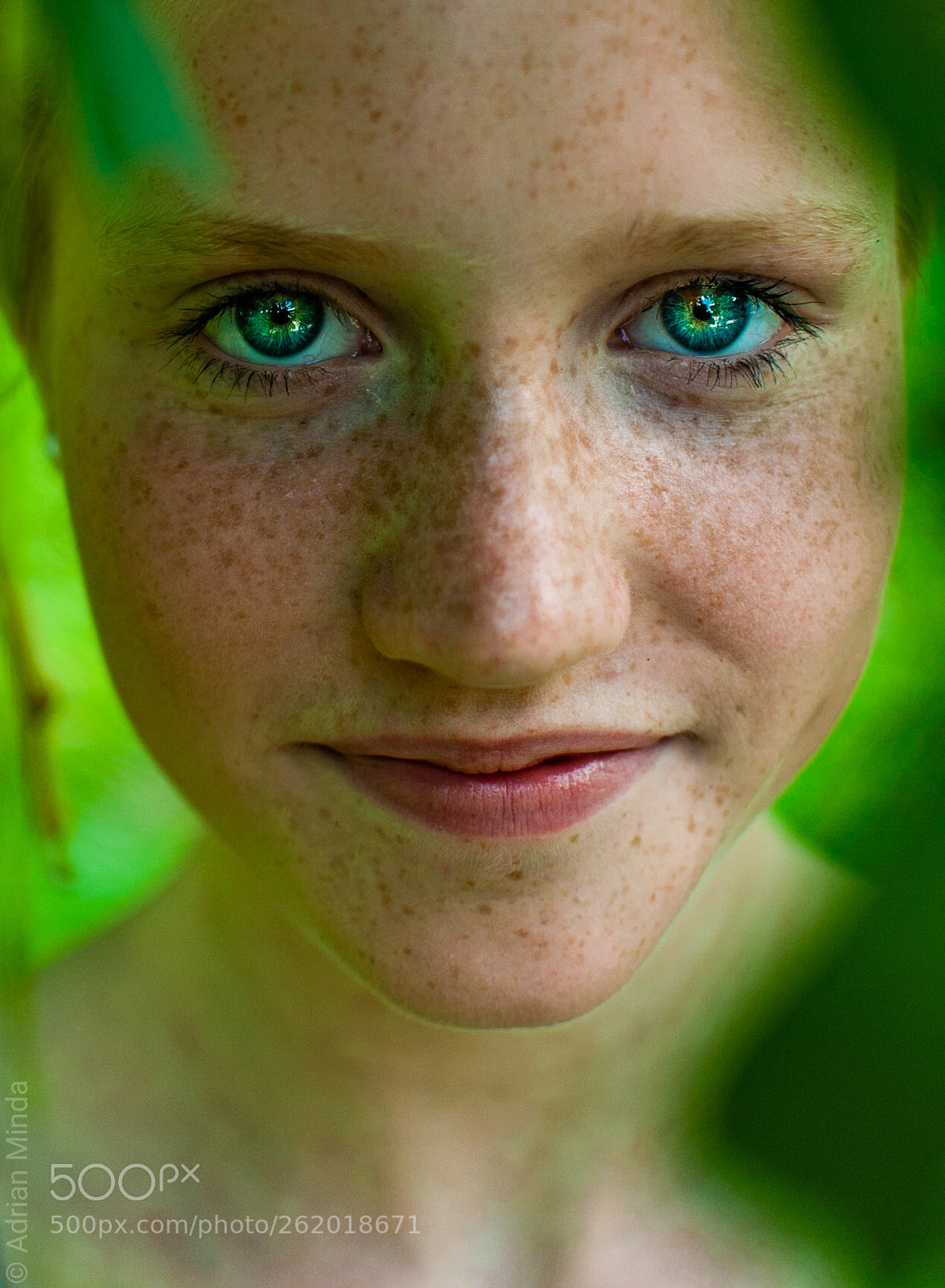 Nikon D3000 sample photo. Girl close portret photography