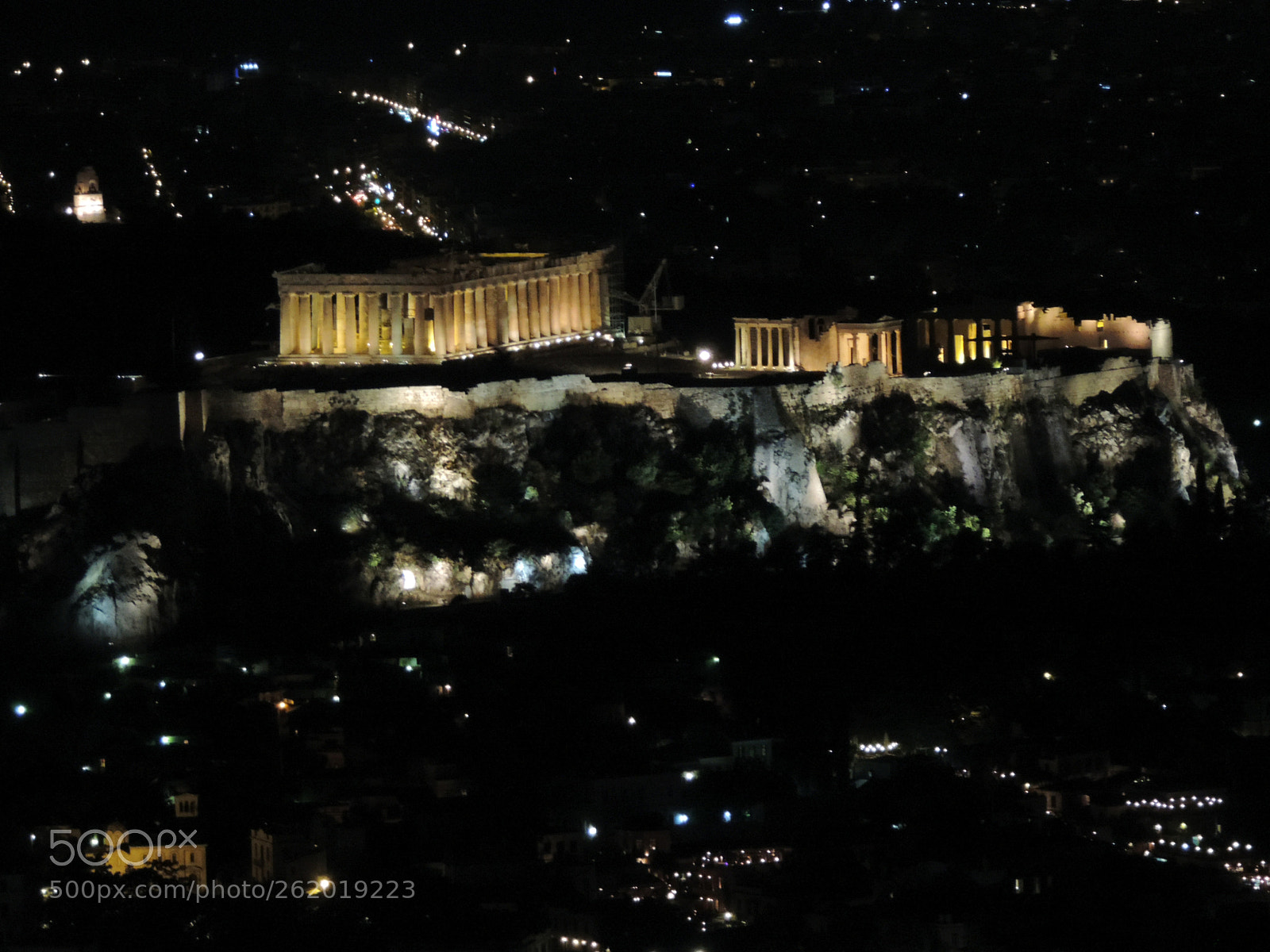 Nikon Coolpix P520 sample photo. The parthenon from lycabettus photography