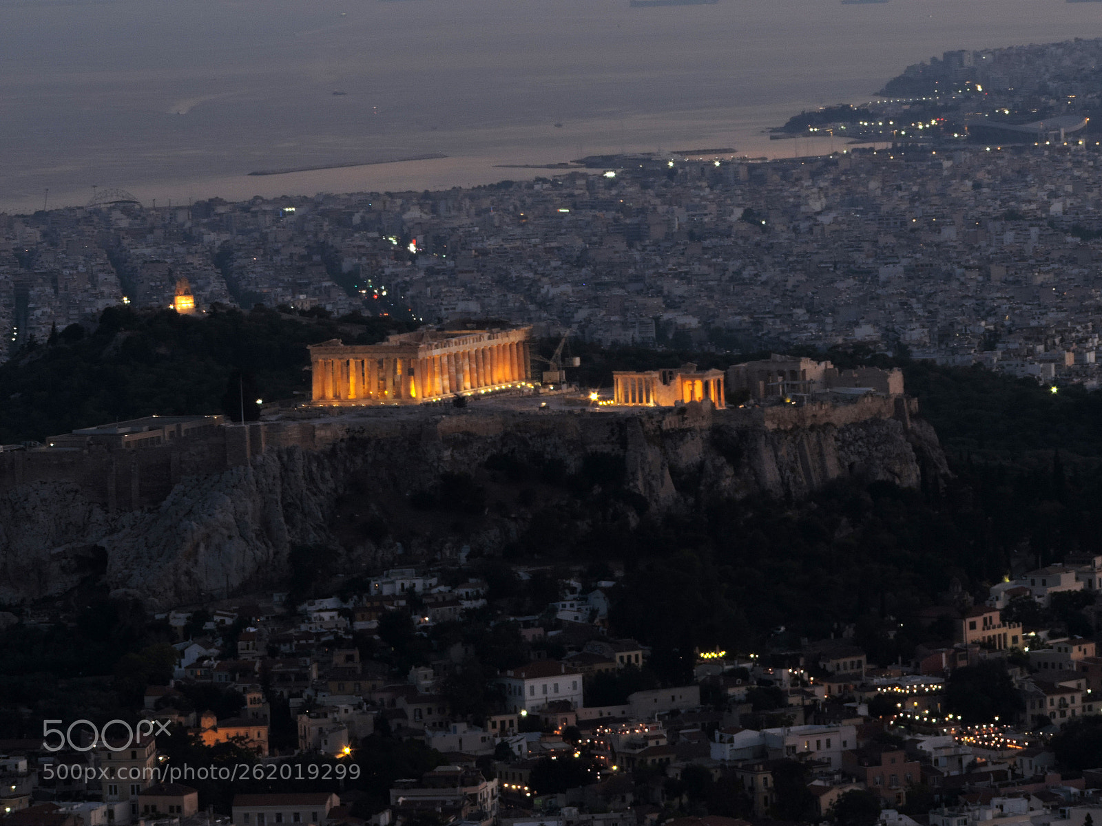 Nikon Coolpix P520 sample photo. The parthenon from lycabettus photography