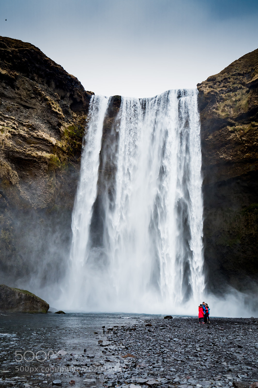 Olympus OM-D E-M5 II sample photo. Skogafoss waterfall photography