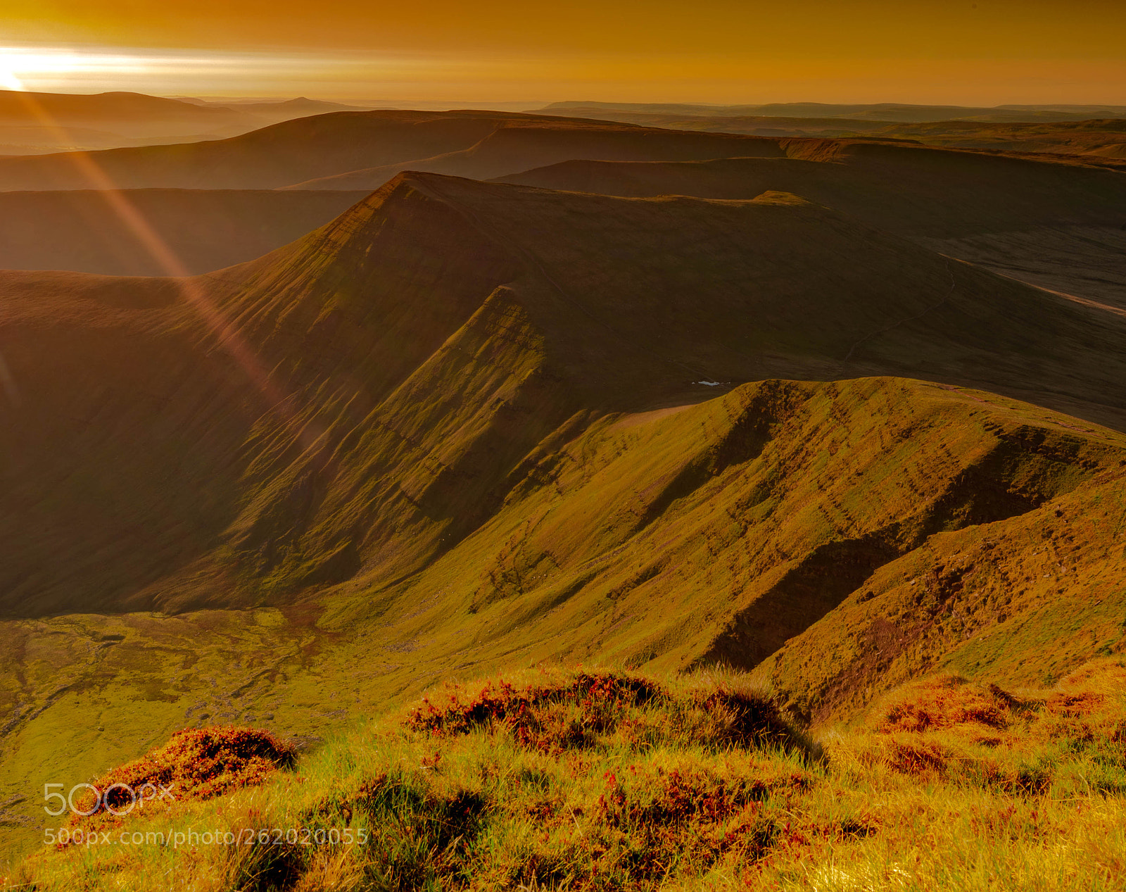 Nikon D750 sample photo. Dawn rays on cribyn photography