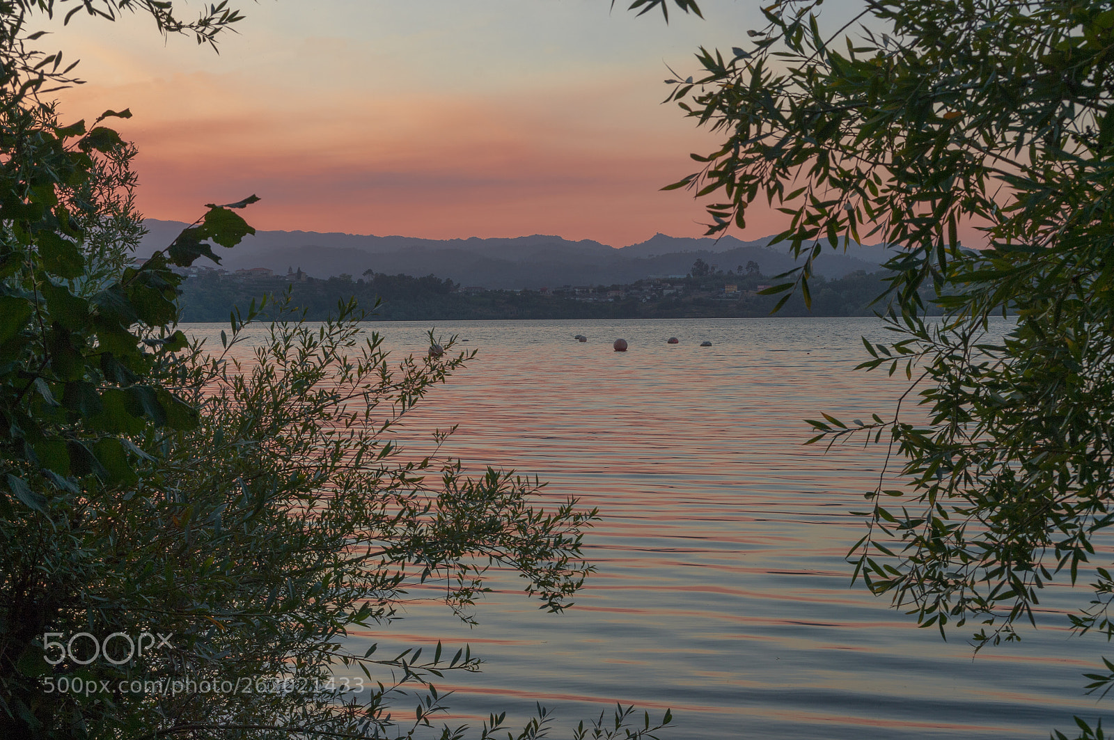 Pentax K20D sample photo. Sunset in castrelo de photography