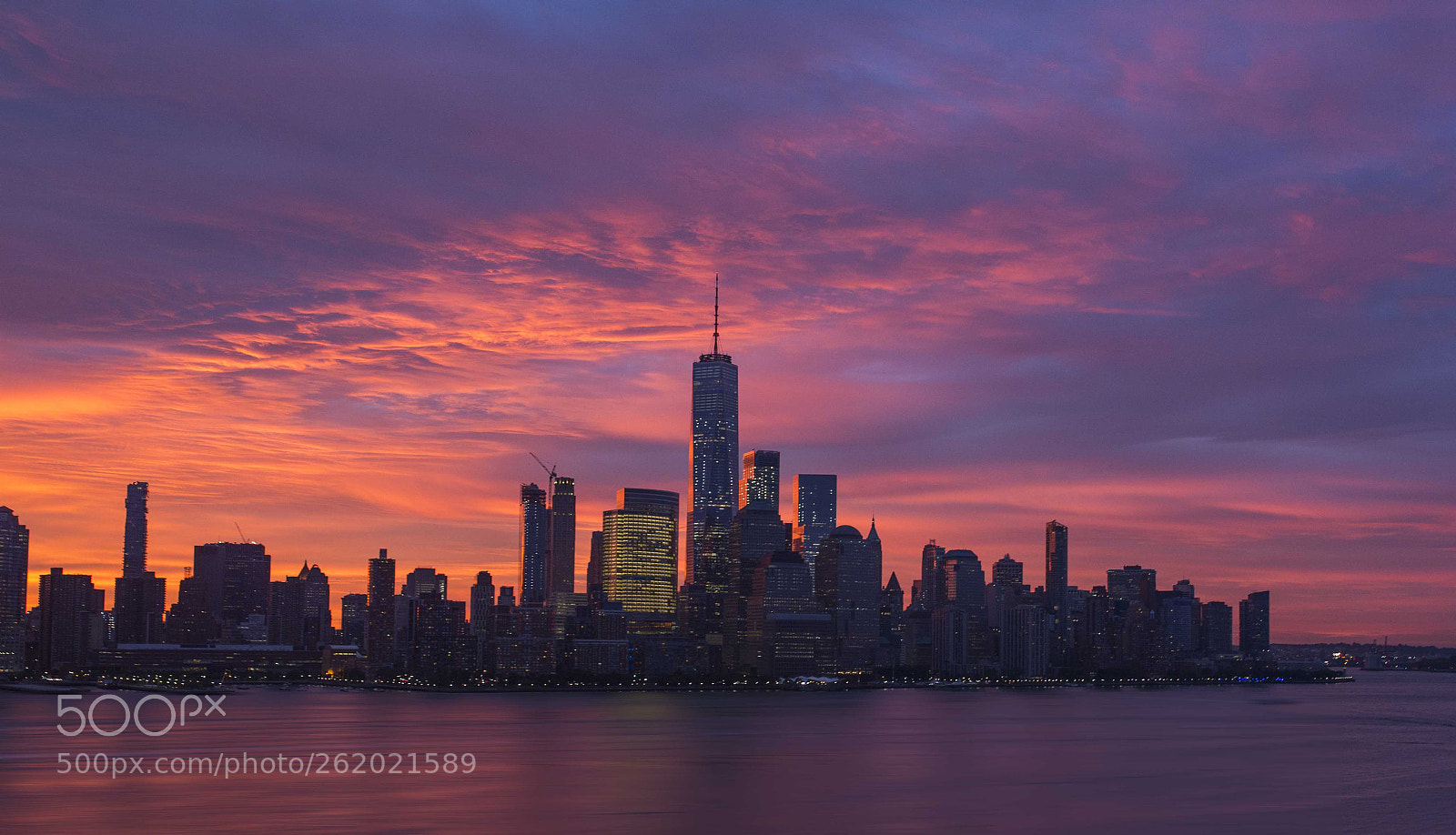 Nikon D600 sample photo. Clouds burning over manhattan photography