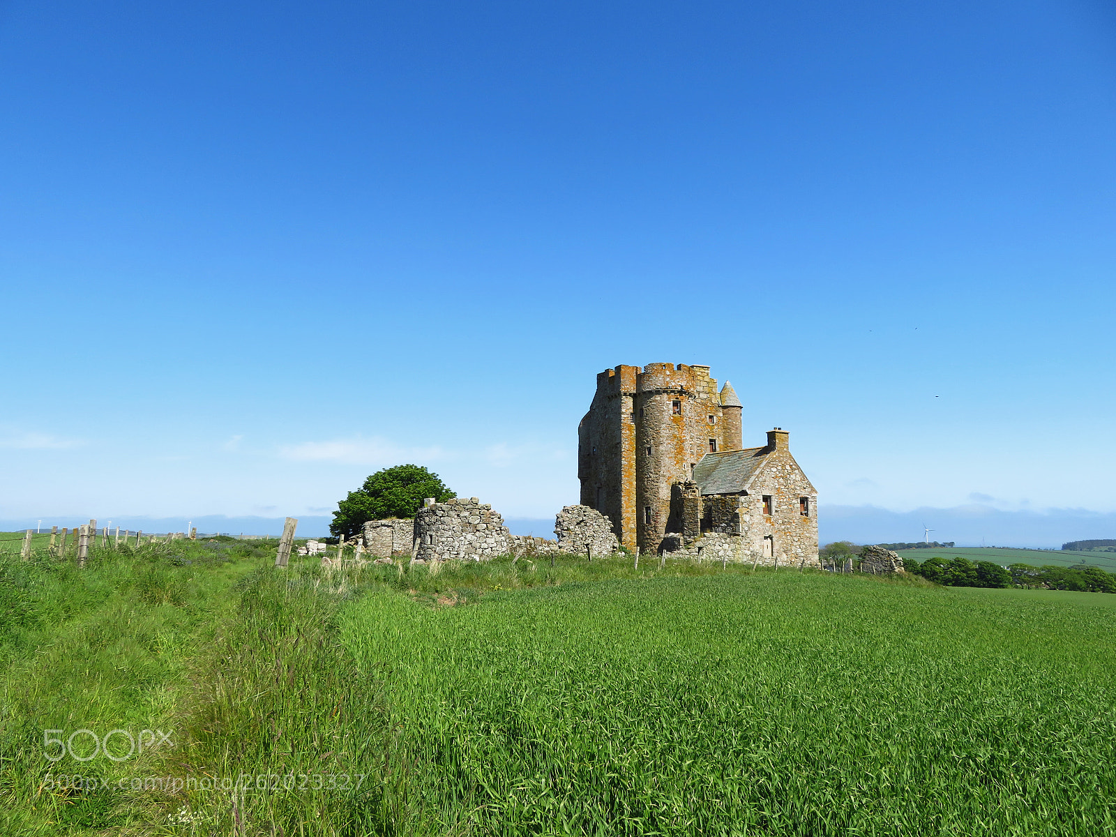 Canon PowerShot SX720 HS sample photo. Inchdrewer castle. photography