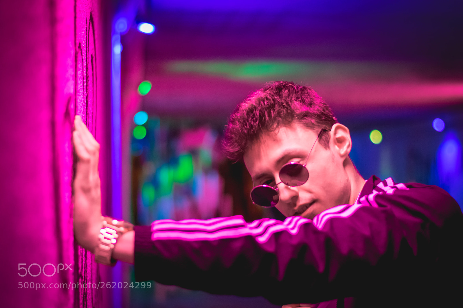 Nikon D3300 sample photo. Neon portrait photography