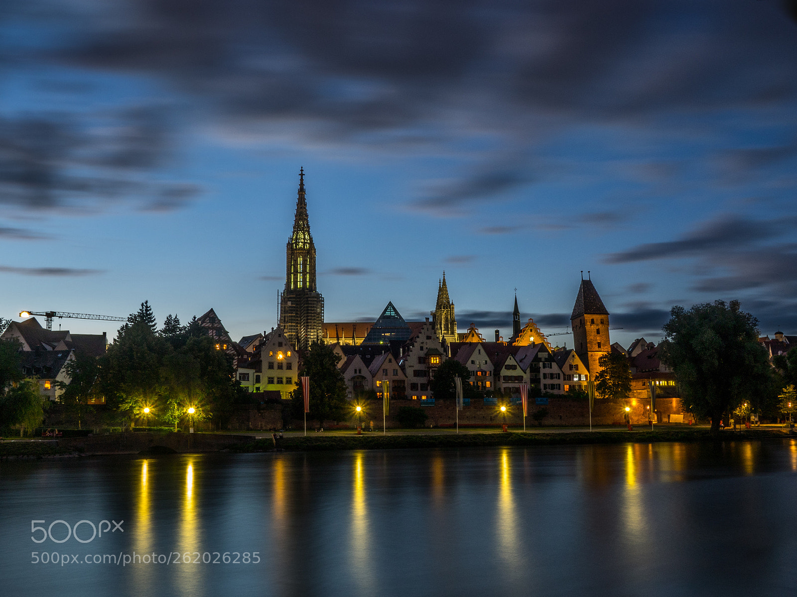 Olympus OM-D E-M1 sample photo. Evening in ulm, germany photography