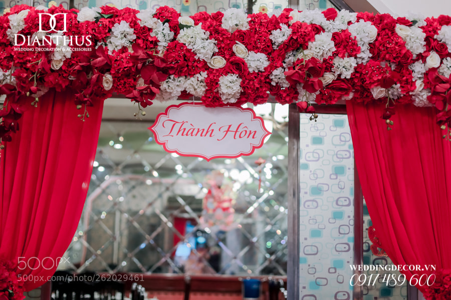 Canon EOS 6D sample photo. Trang tri tiec cuoi photography