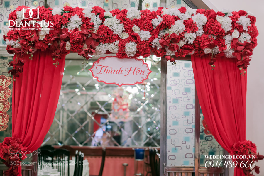 Canon EOS 6D sample photo. Trang tri tiec cuoi photography